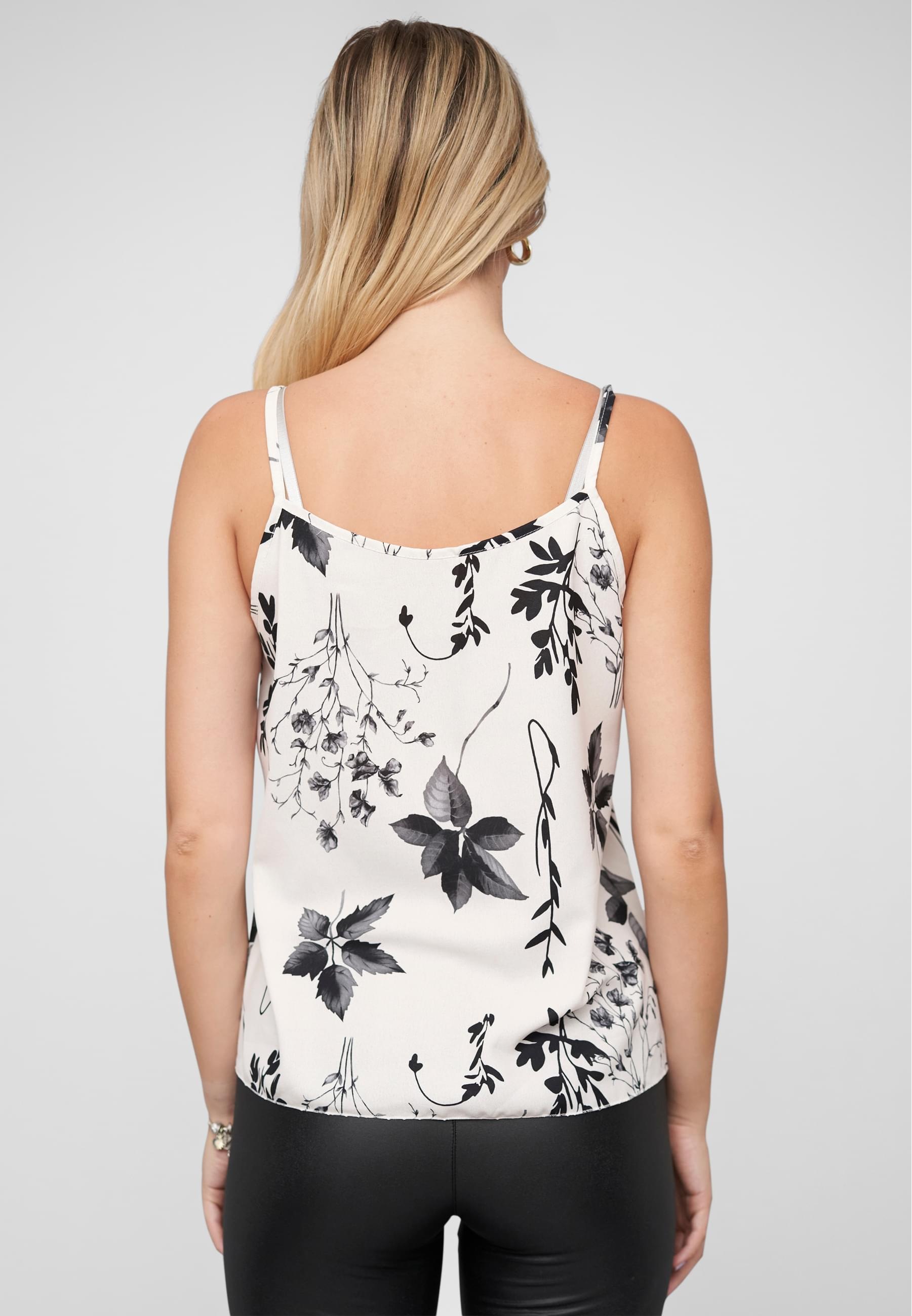 CLOUD 5IVE Muskelshirt »CLOUD 5IVE Top with ruffles and floral print«, (1 tlg.)