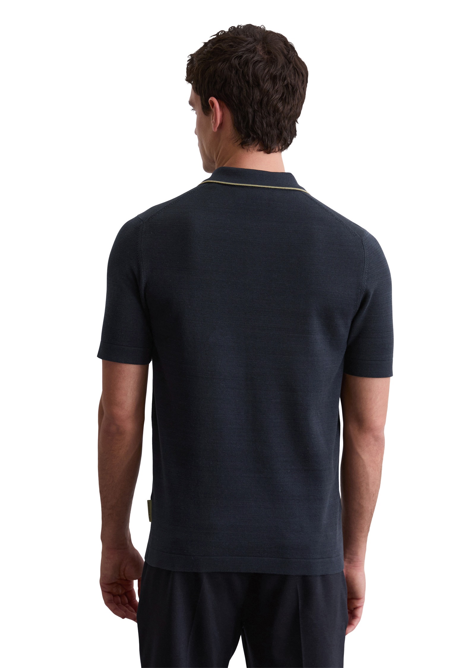 Marc O'Polo Kurzarmpullover »aus reiner Bio-Baumwolle«