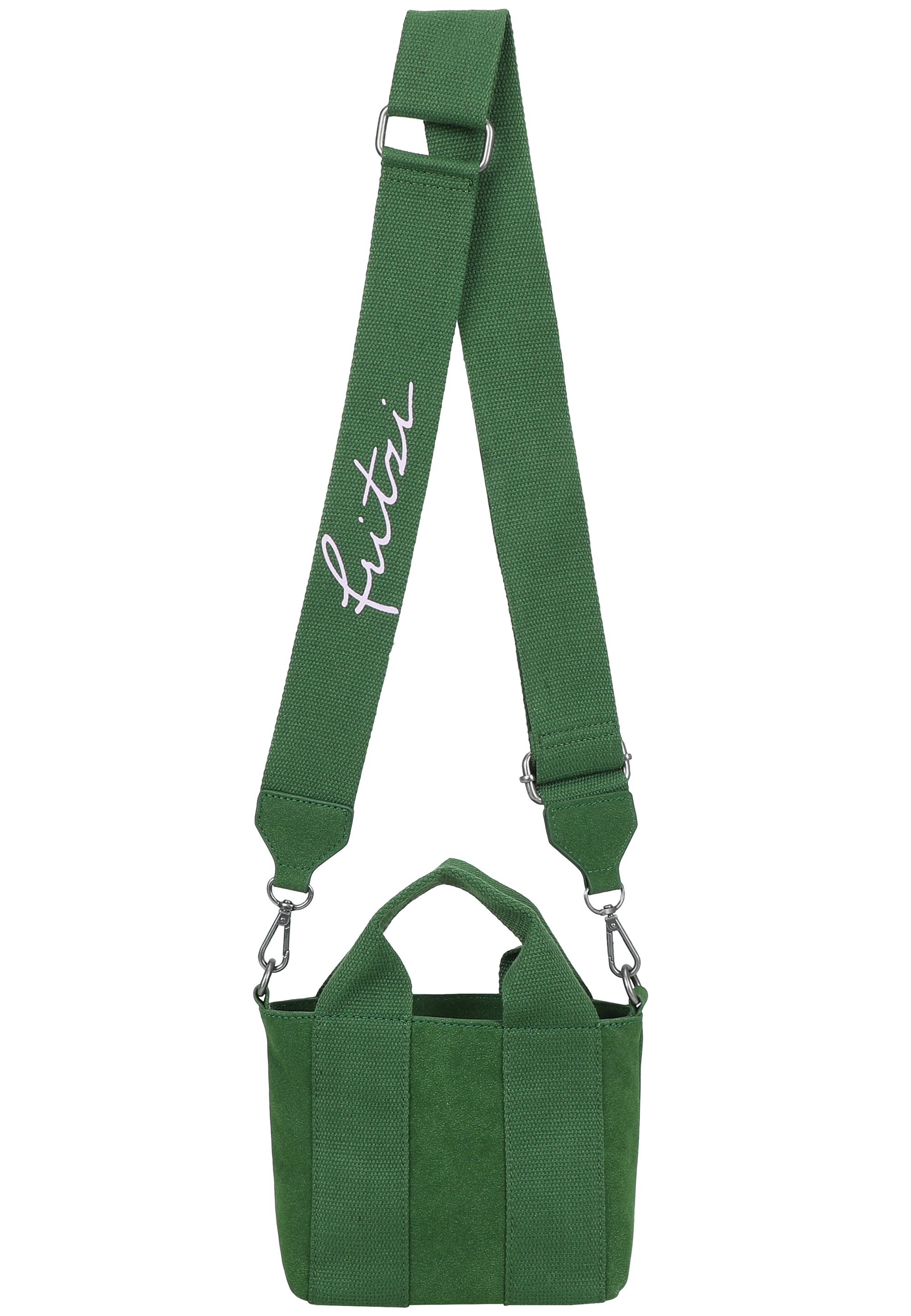 Fritzi aus Preußen Schultertasche »Fritzi Bini Jacky Greenini« mit breitem Webbing-Schulterriemen