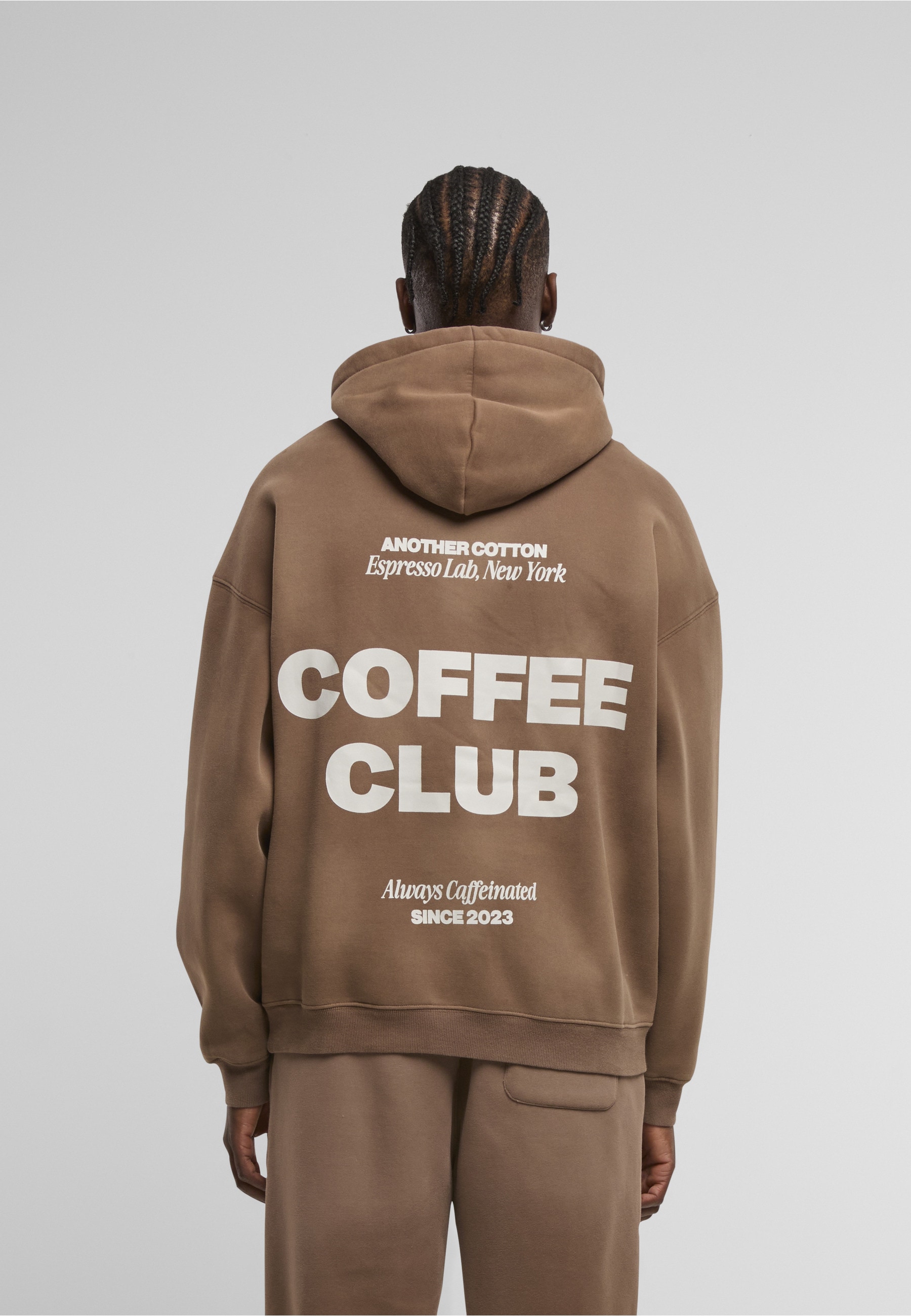 Another Cotton Lab Kapuzensweatshirt »Another Cotton Lab Coffee Club Washed Hoodie«, 1
