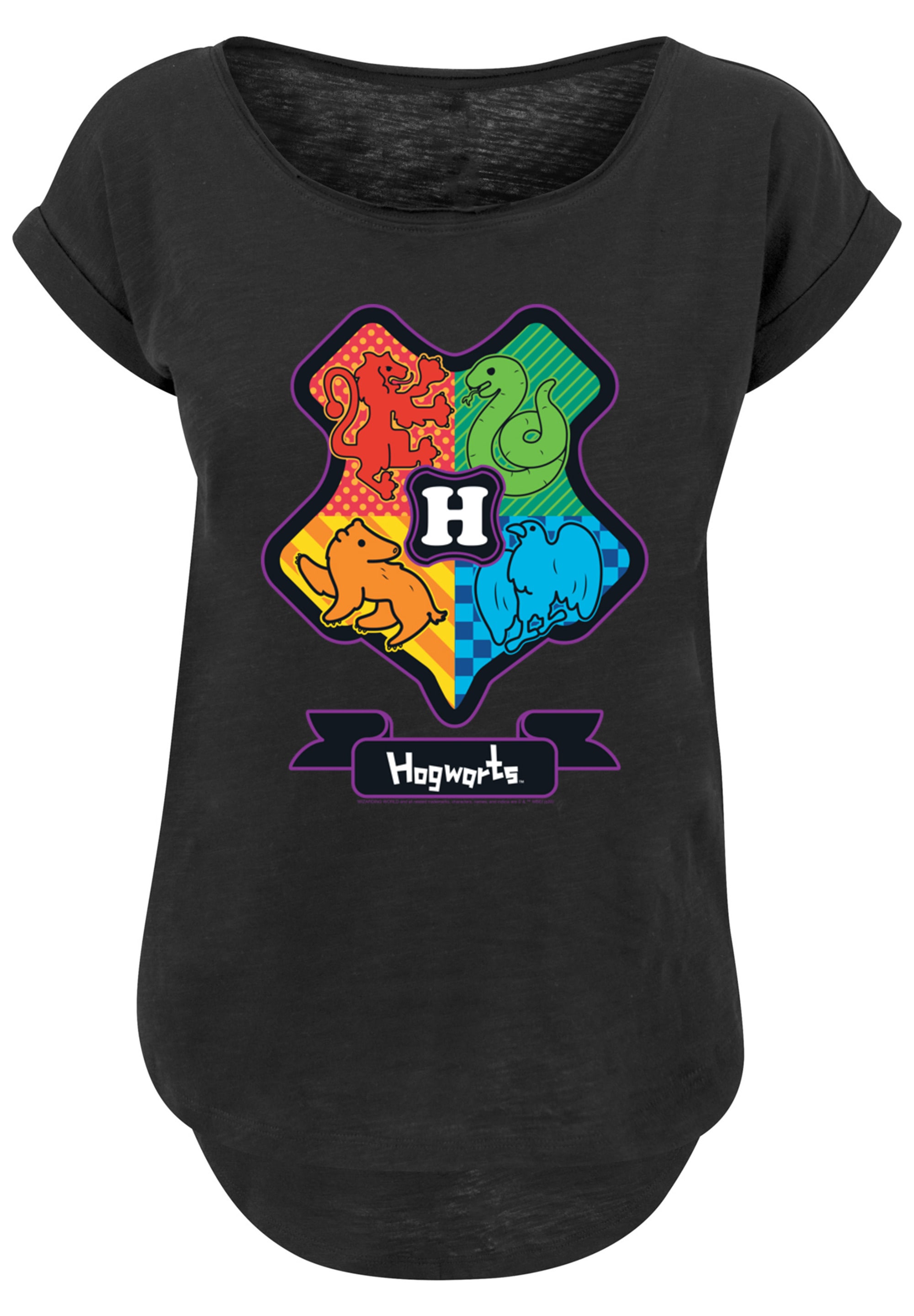 F4NT4STIC T-Shirt »Harry Potter Hogwarts Junior Crest«, Print