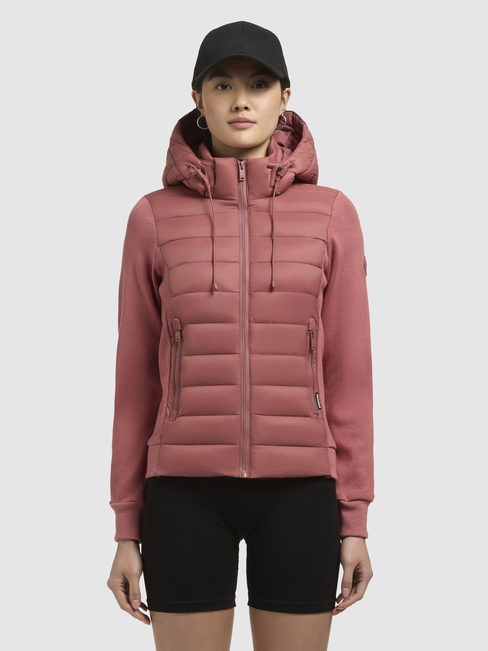 khujo Steppjacke »ATHI«, mit Kapuze