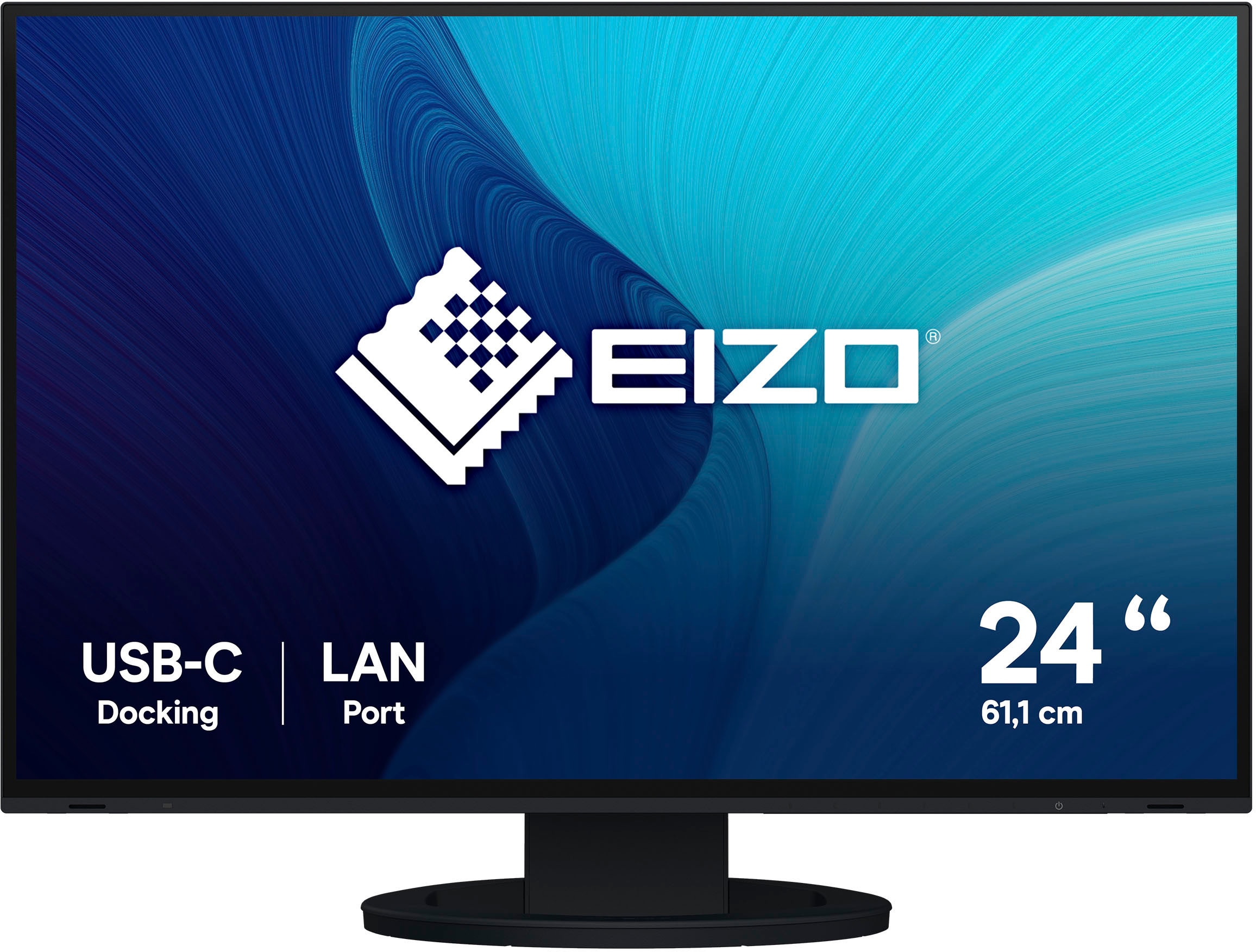 EIZO LED-Monitor "FlexScan EV2495", B:53,1cm H:34,4cm T:5,4cm, schwarz, Monitore