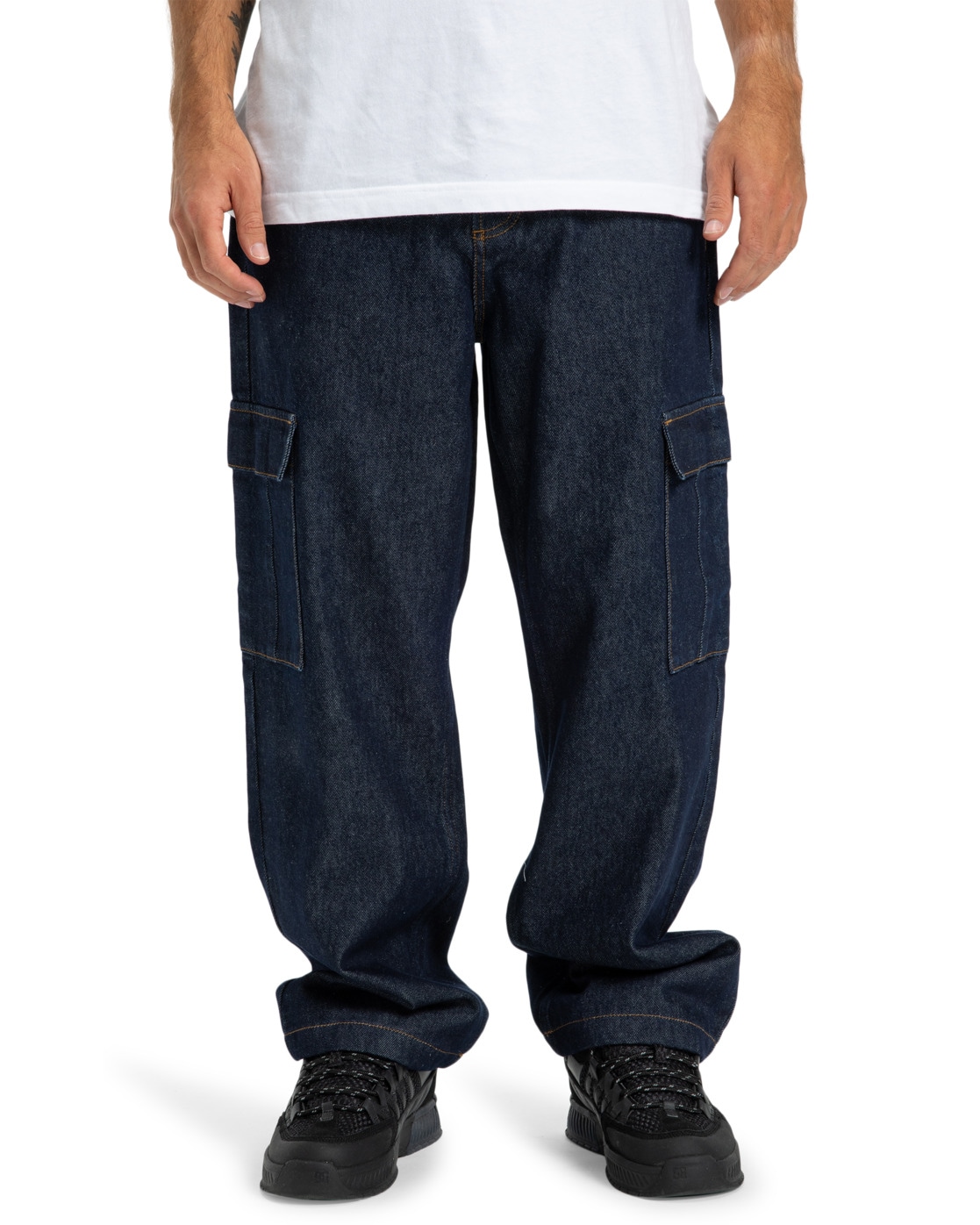 DC Shoes Relax-fit-Jeans "Worker Baggy Denim Cargo Rir" günstig online kaufen