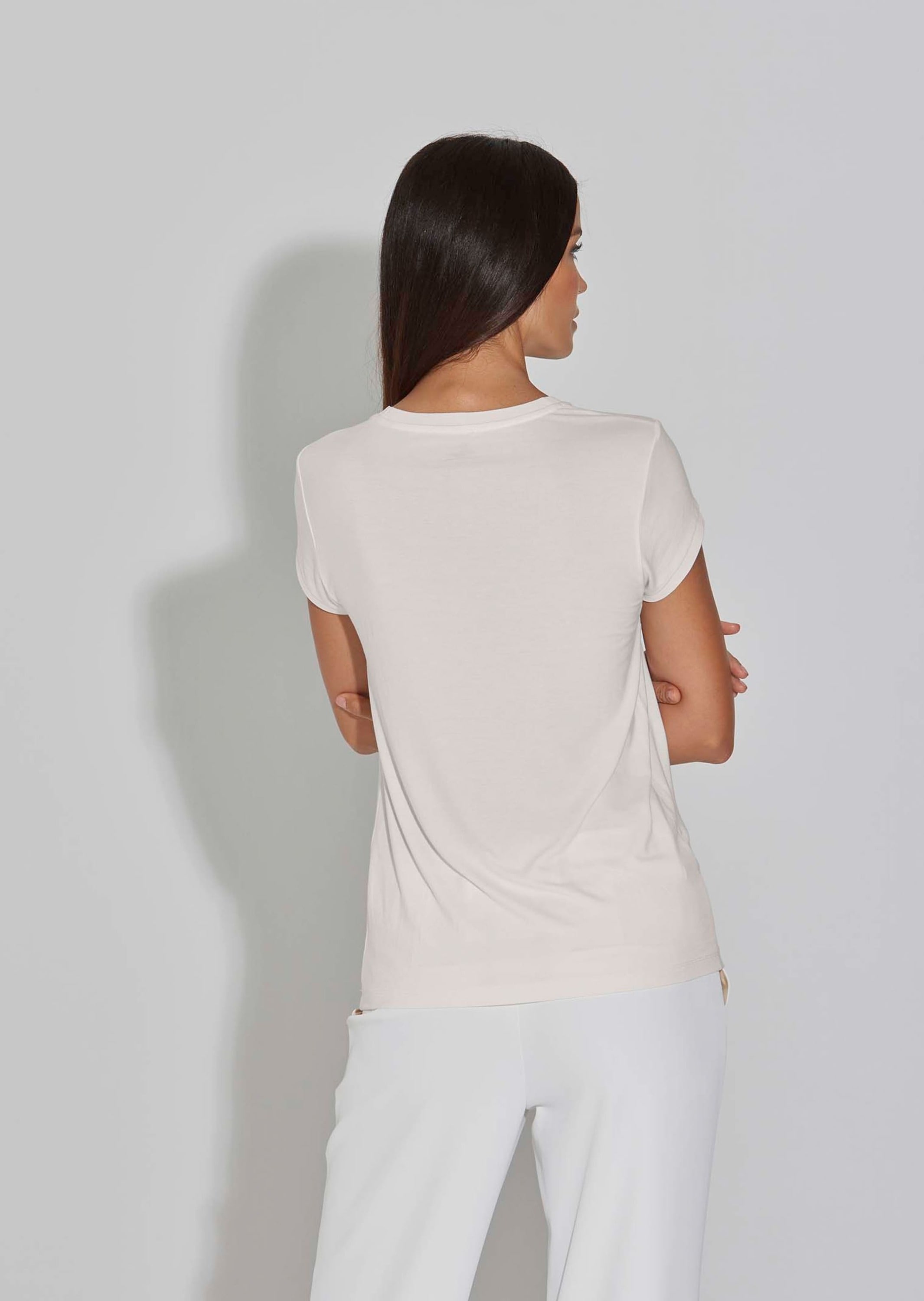 MADELEINE Kurzarmshirt »Jerseyshirt Kurzarm Jersey Basicoberteil« angenehme Stretchqualität