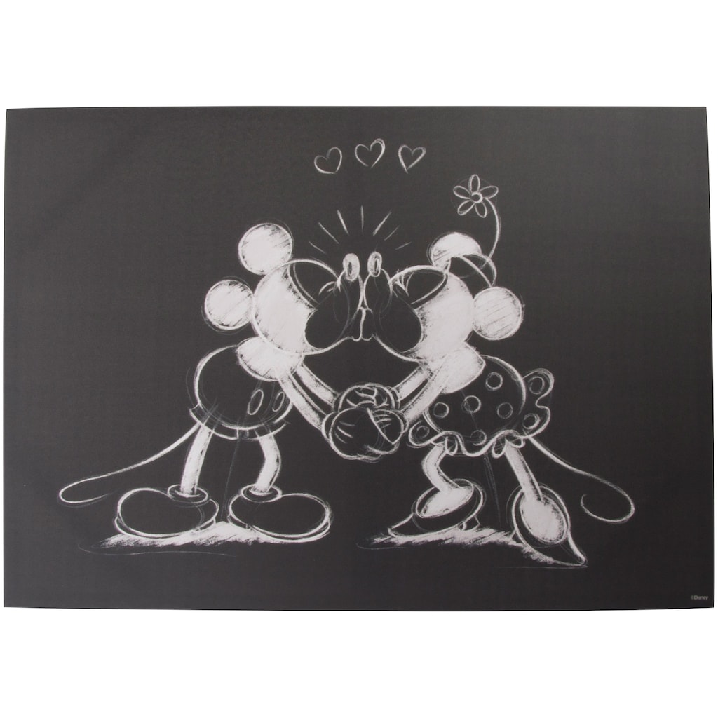 Art for the home Leinwandbild »MICKEY KISSING«