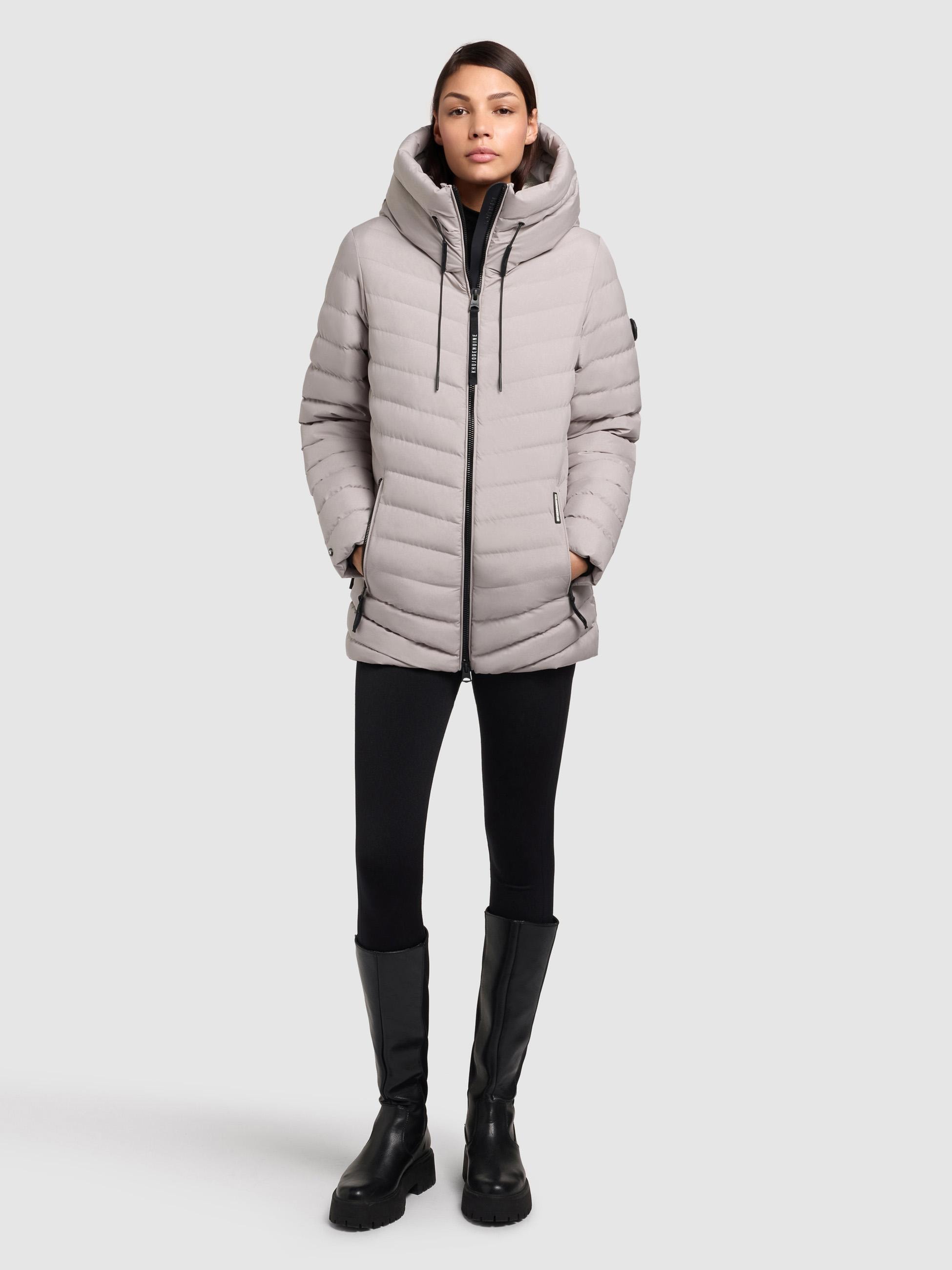 khujo Steppjacke »Pace-YM«, mit Kapuze, Warme gesteppte Winterjacke mit Kapuze