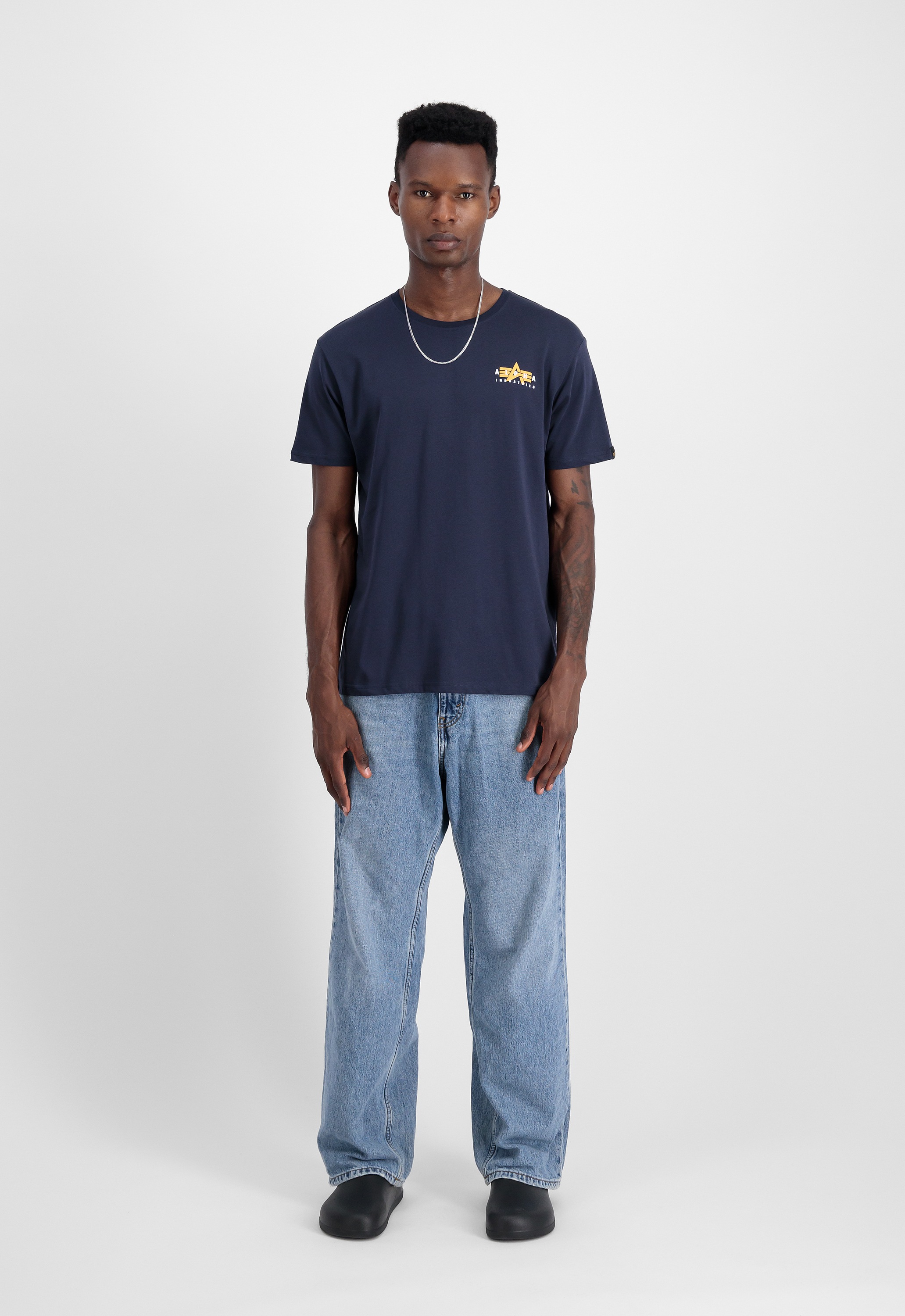 Alpha Industries T-Shirt »Puff Print Logo Backprint T-Shirt T-Shirt«