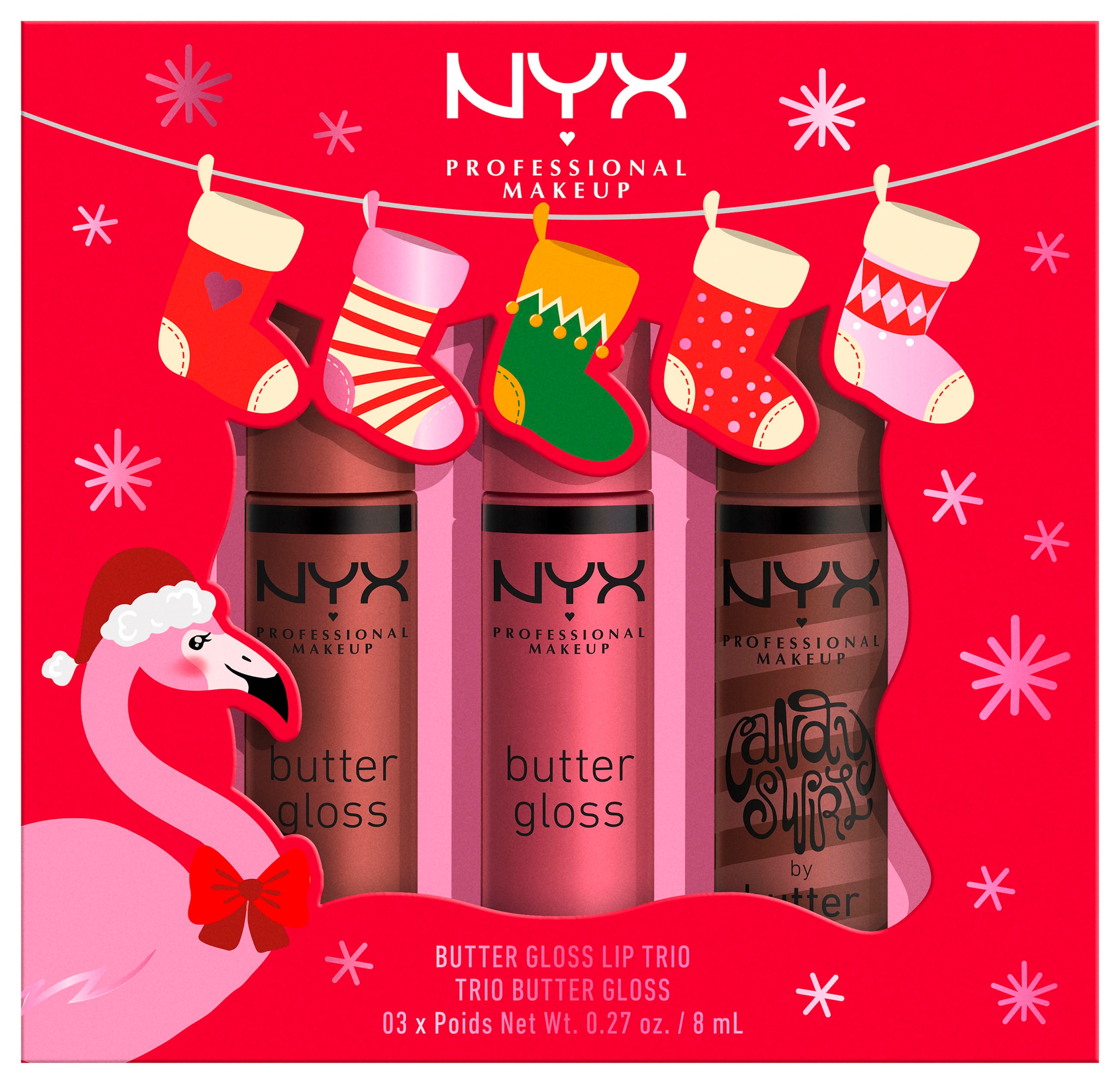 NYX Schmink-Set »NYX Professional Makeup Butter Gloss Lip Trio«