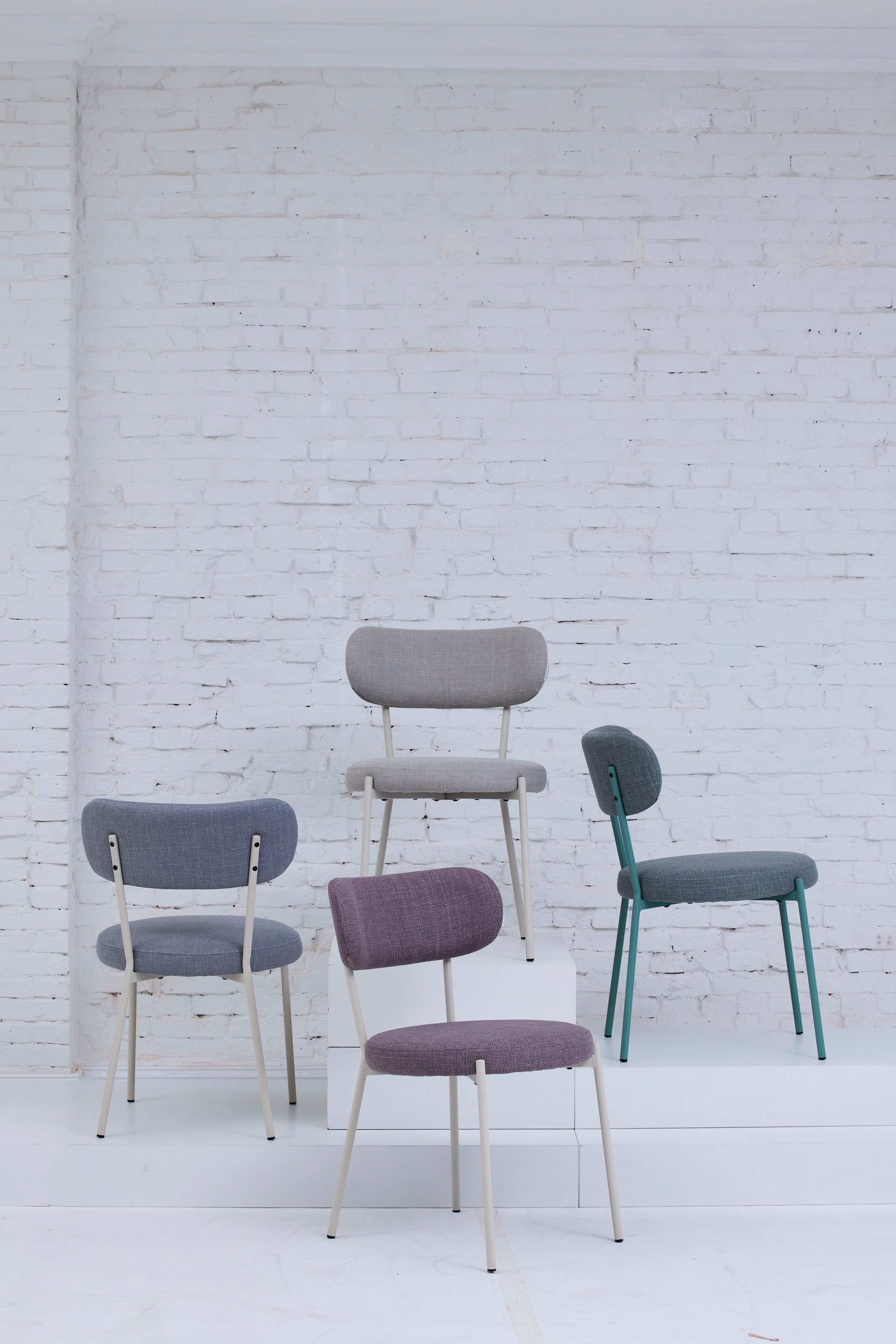 TOM TAILOR HOME 4-Fußstuhl "SOFT PAD CHAIR" (Set) 2 Stk. Webstoff Esszimmer günstig online kaufen
