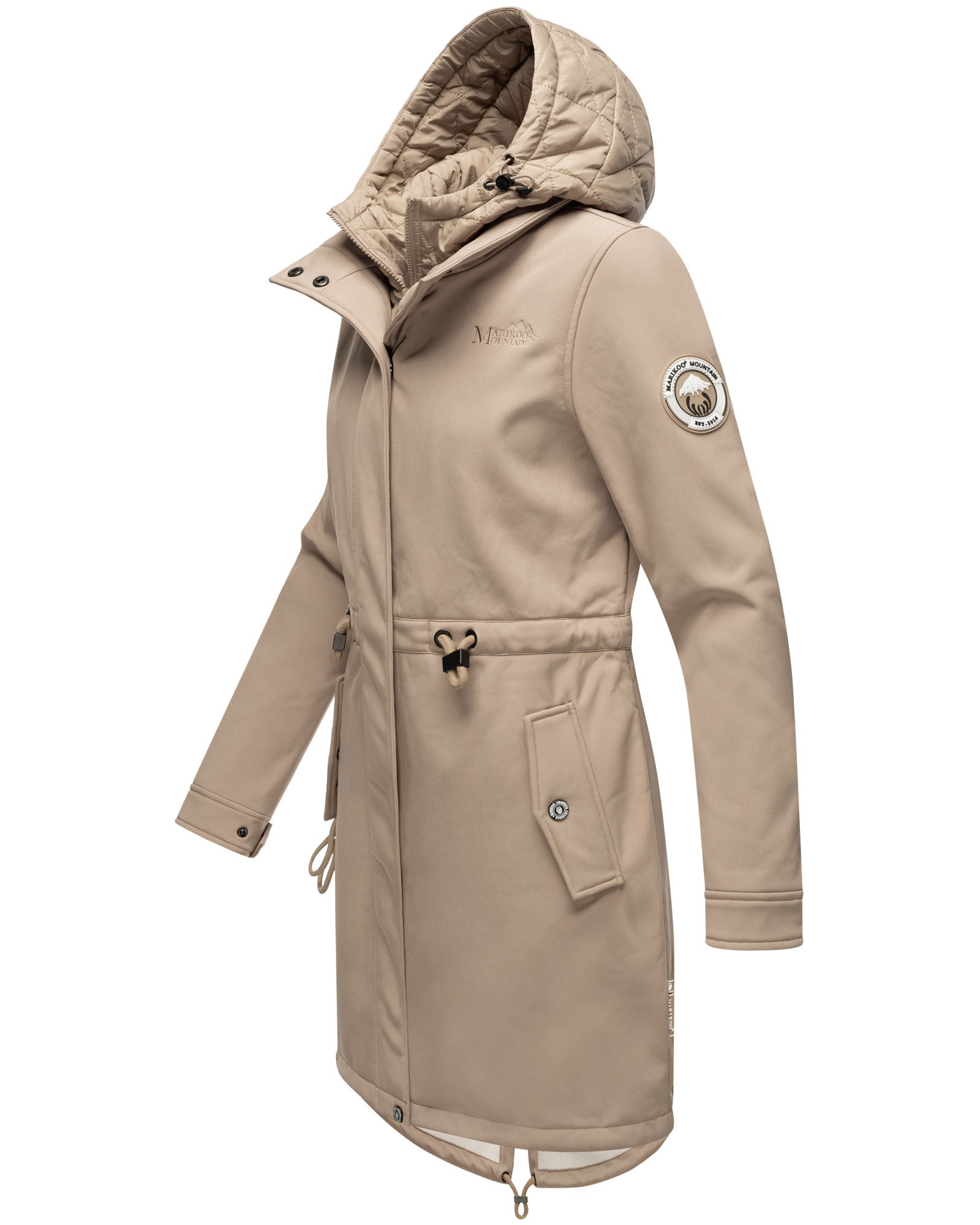 Thumbnail - Marikoo Softshelljacke "Mountain Presanella" mit einem Doppelkragen