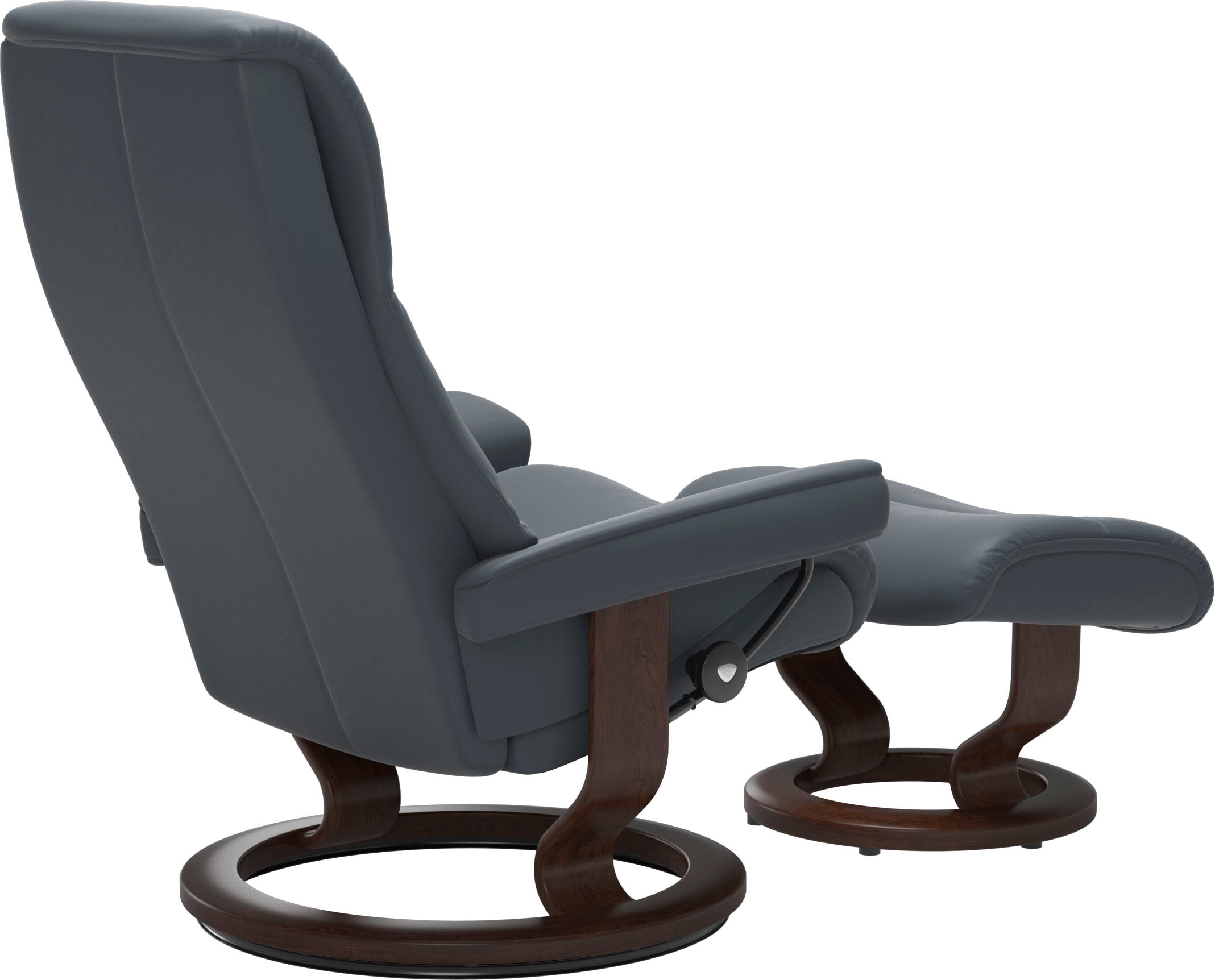 Stressless "View" Set, Relaxsessel mit Hocker, mit Classic Base, Größe M,Ge günstig online kaufen