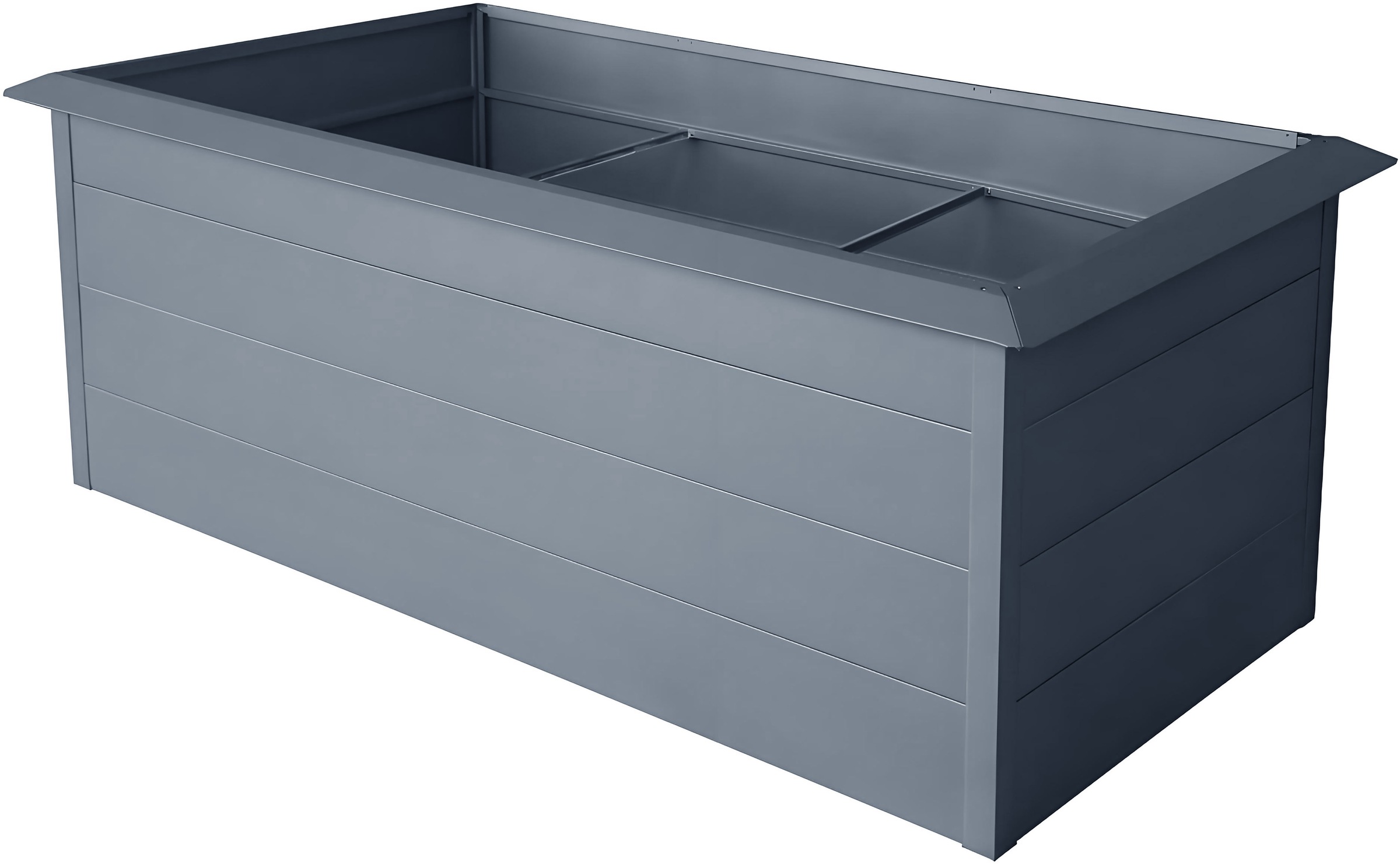 KONIFERA Hochbeet "Asturias" aus pulverbeschichtetem Stahl, mit Schneckensc günstig online kaufen