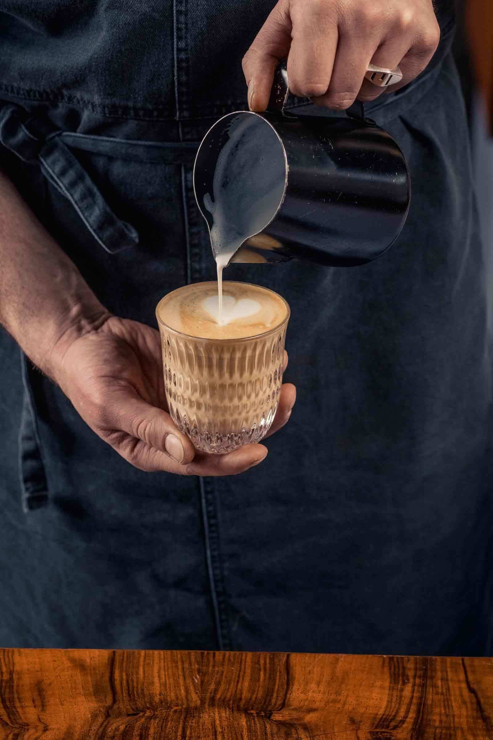 Nachtmann Glas »Cappuccino / Flat White Gläser Ethno Barista 235 ml 2er Set transparent«