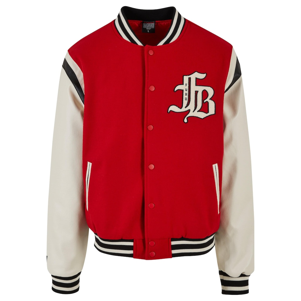 Fubu Anorak »Fubu Herren FM231-021-2 FUBU Old English Varsity Jacket«, (1 St.), ohne Kapuze