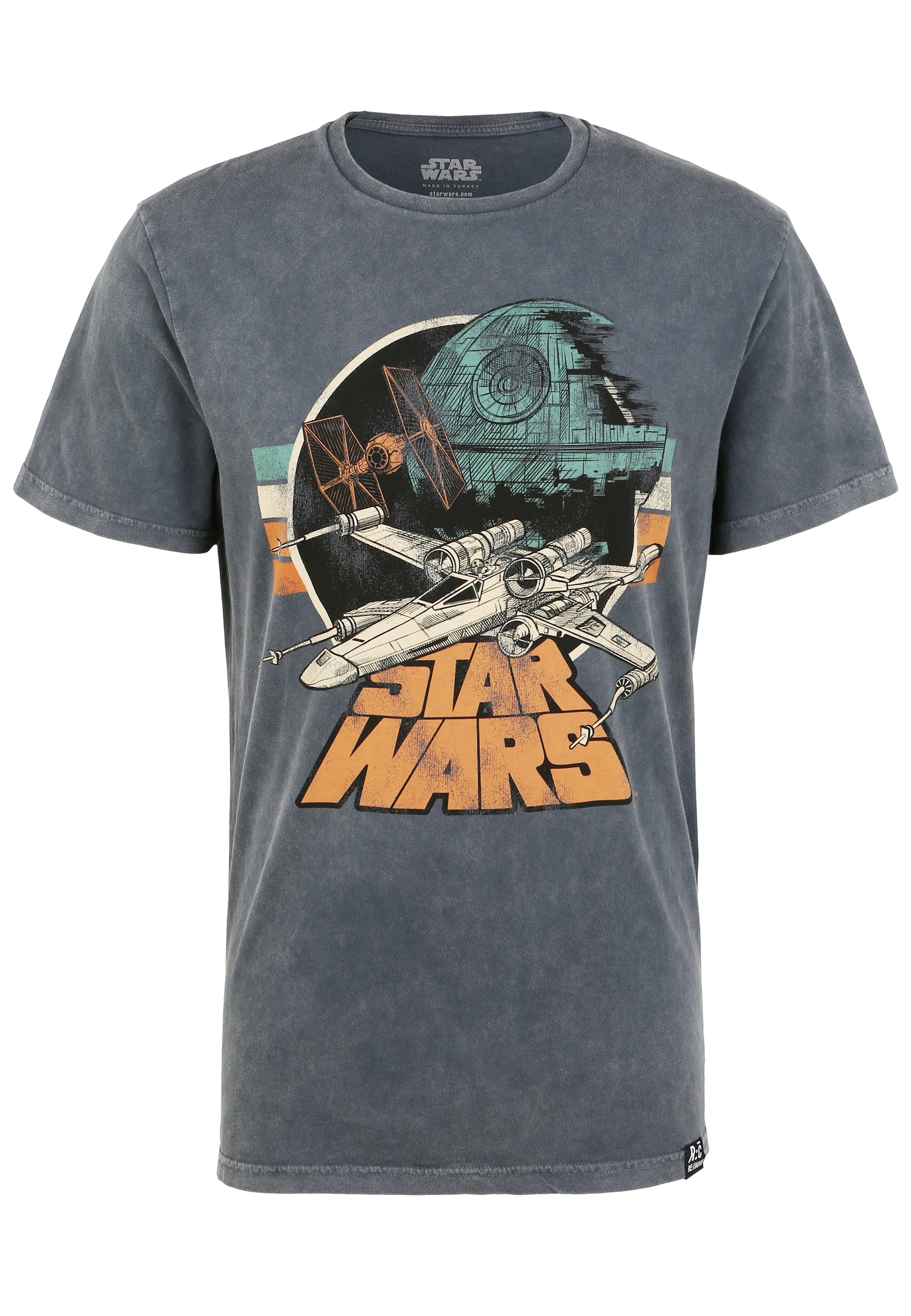Recovered T-Shirt »Star Wars Empire Strikes Back Retro X-Wing«, im zeitlosen Design