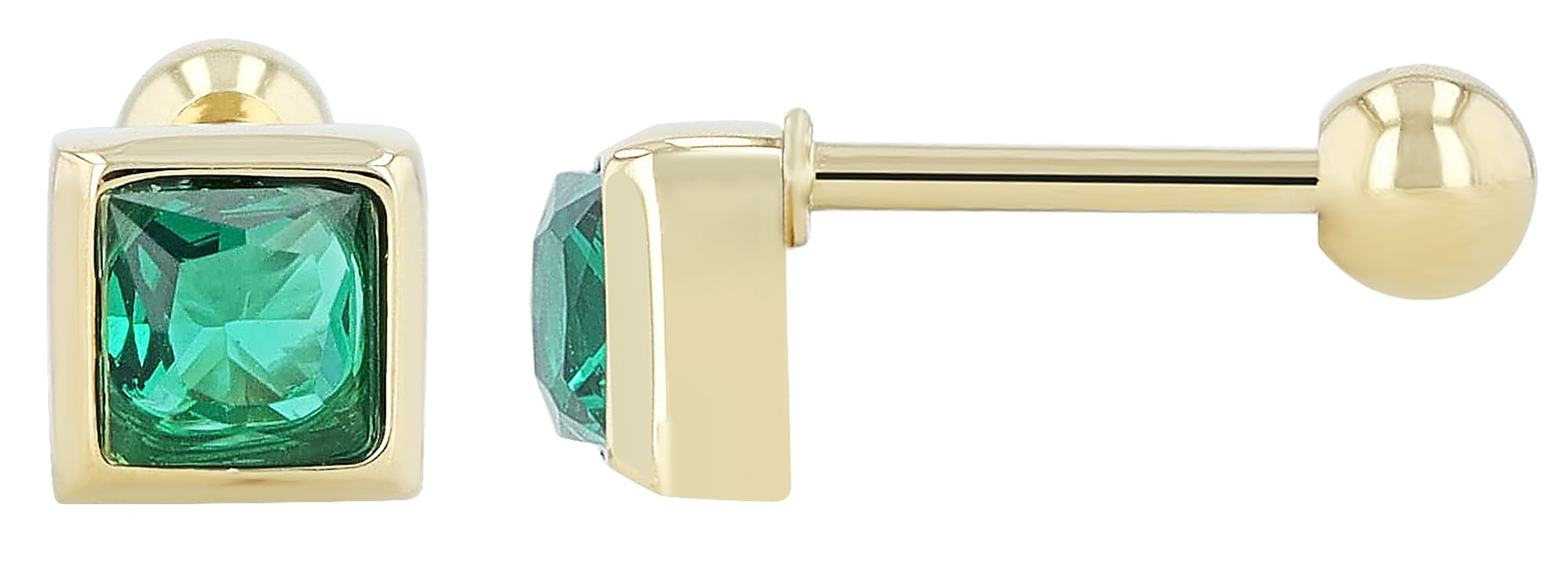 Adelia´s Paar Ohrhänger "Damen Ohrringe – Ohrstecker aus Edelstahl mit Zirk günstig online kaufen