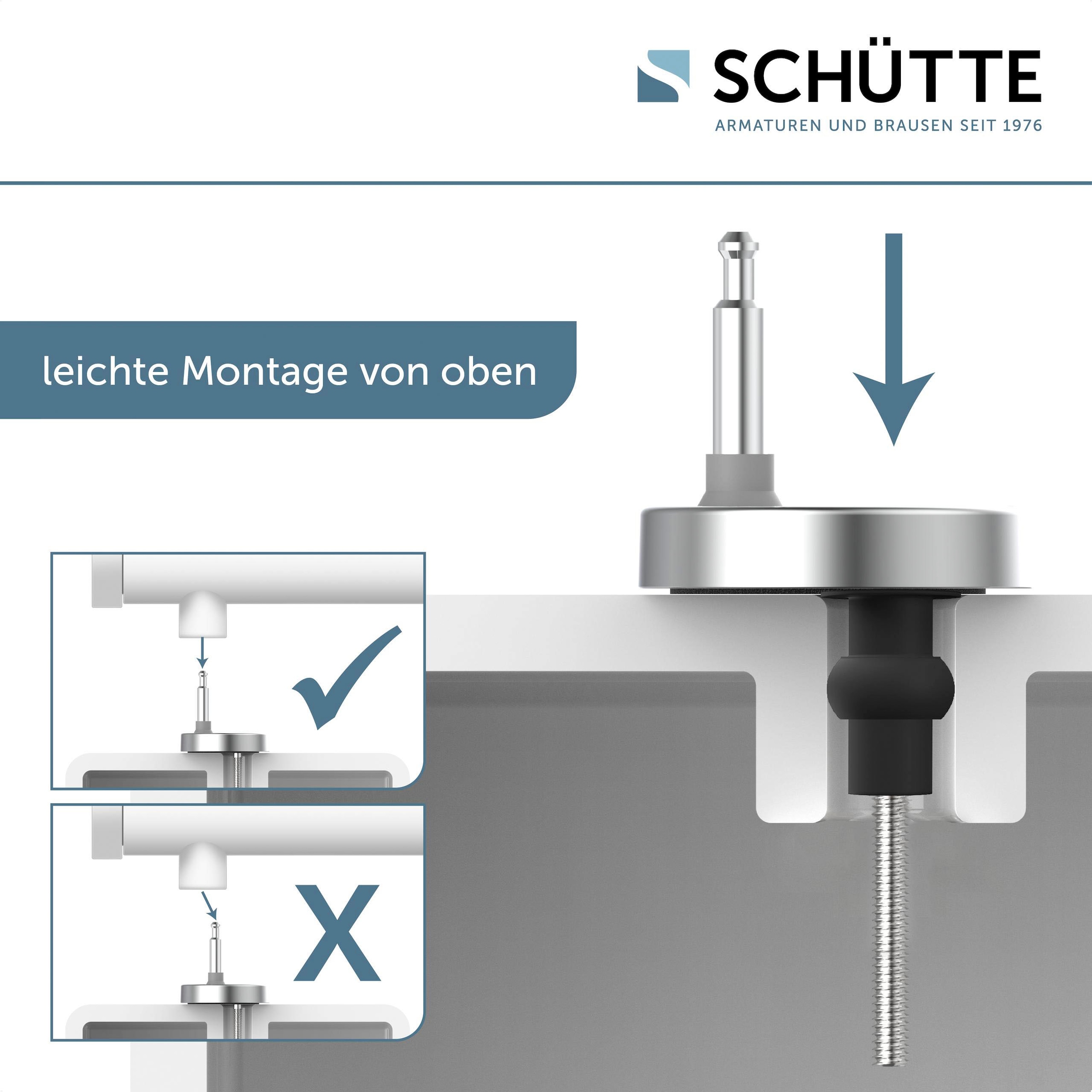 Schütte WC-Sitz, Absenkautomatik, Schnellverschluss