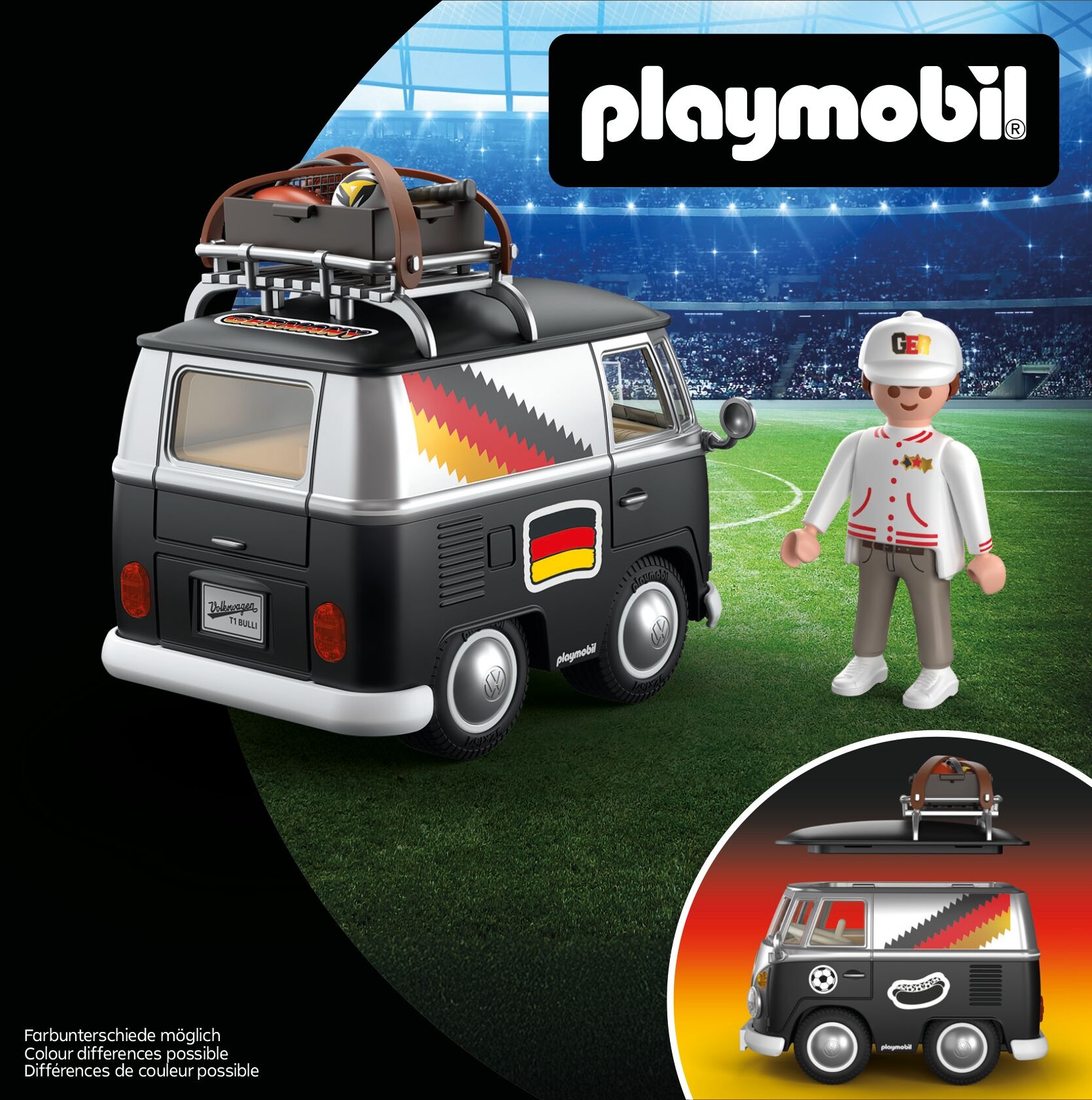 Playmobil® Konstruktions-Spielset »Volkswagen T1 Camper GER Edition« Made in Europe