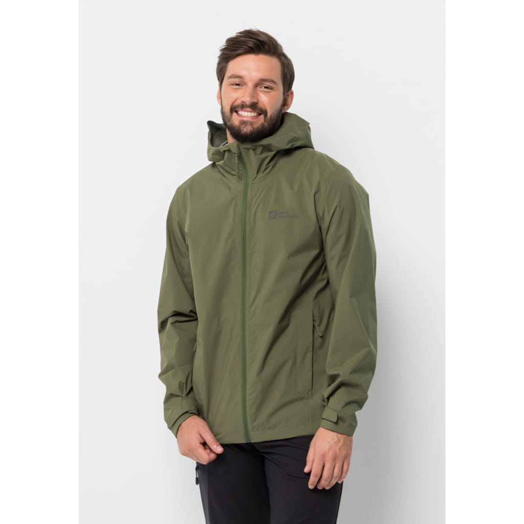 Jack Wolfskin Outdoorjacke »ELSBERG 2.5L JKT M«, mit Kapuze