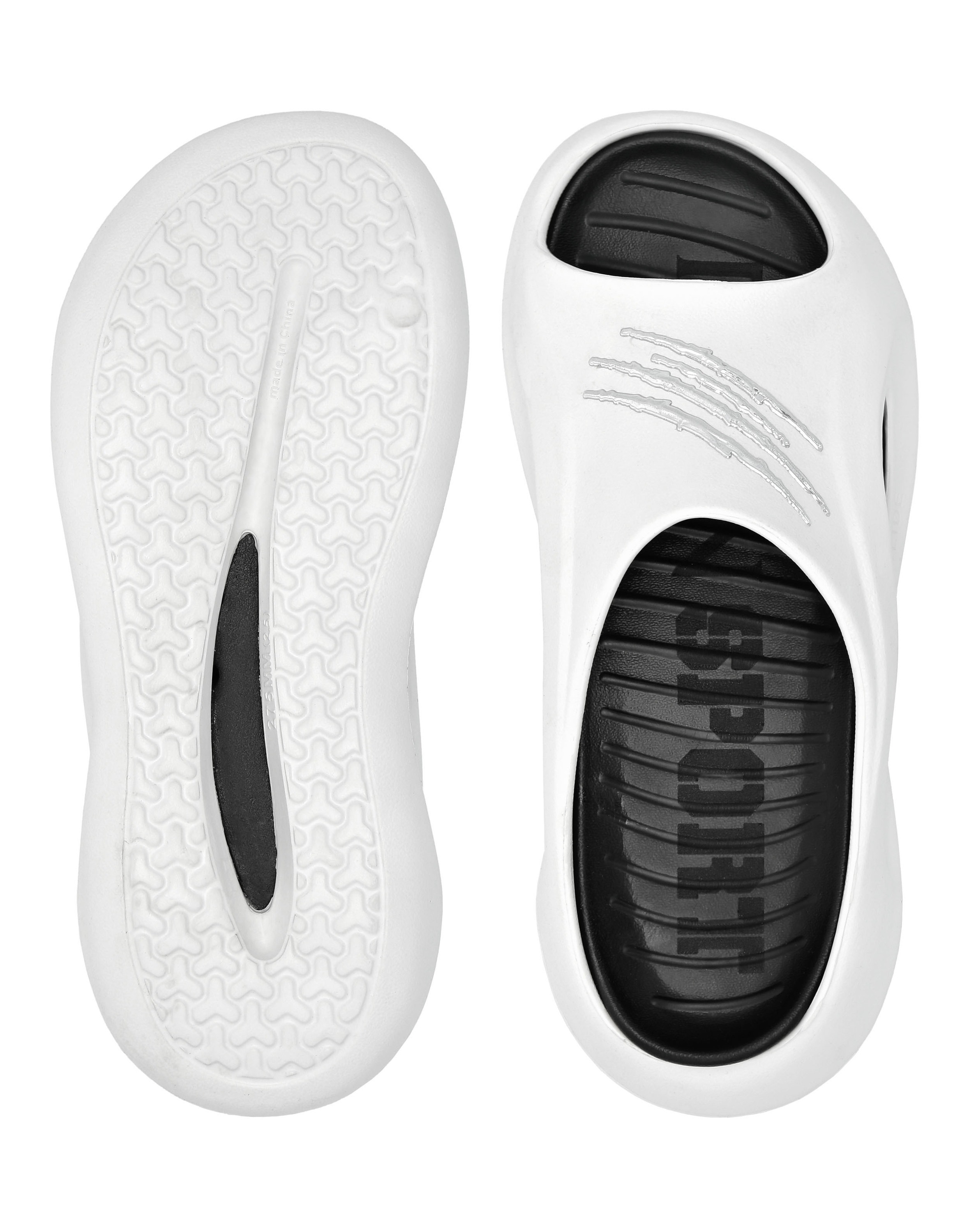 PLEIN SPORT Strandschuh »Flache Gummisandalen«