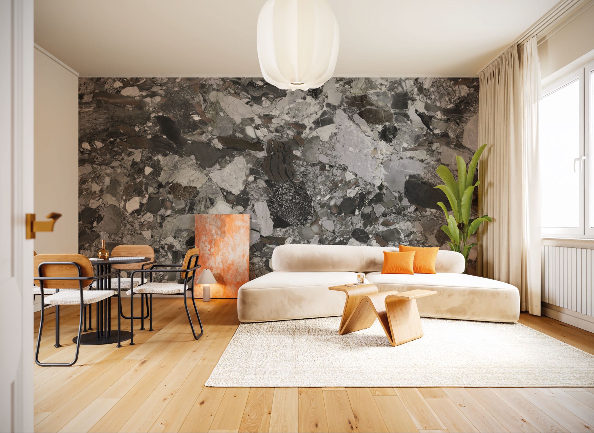 Komar Fototapete "Vlies Fototapete - Marble Master - Größe 350 x 250 cm" Motiv bedruckt glatt
