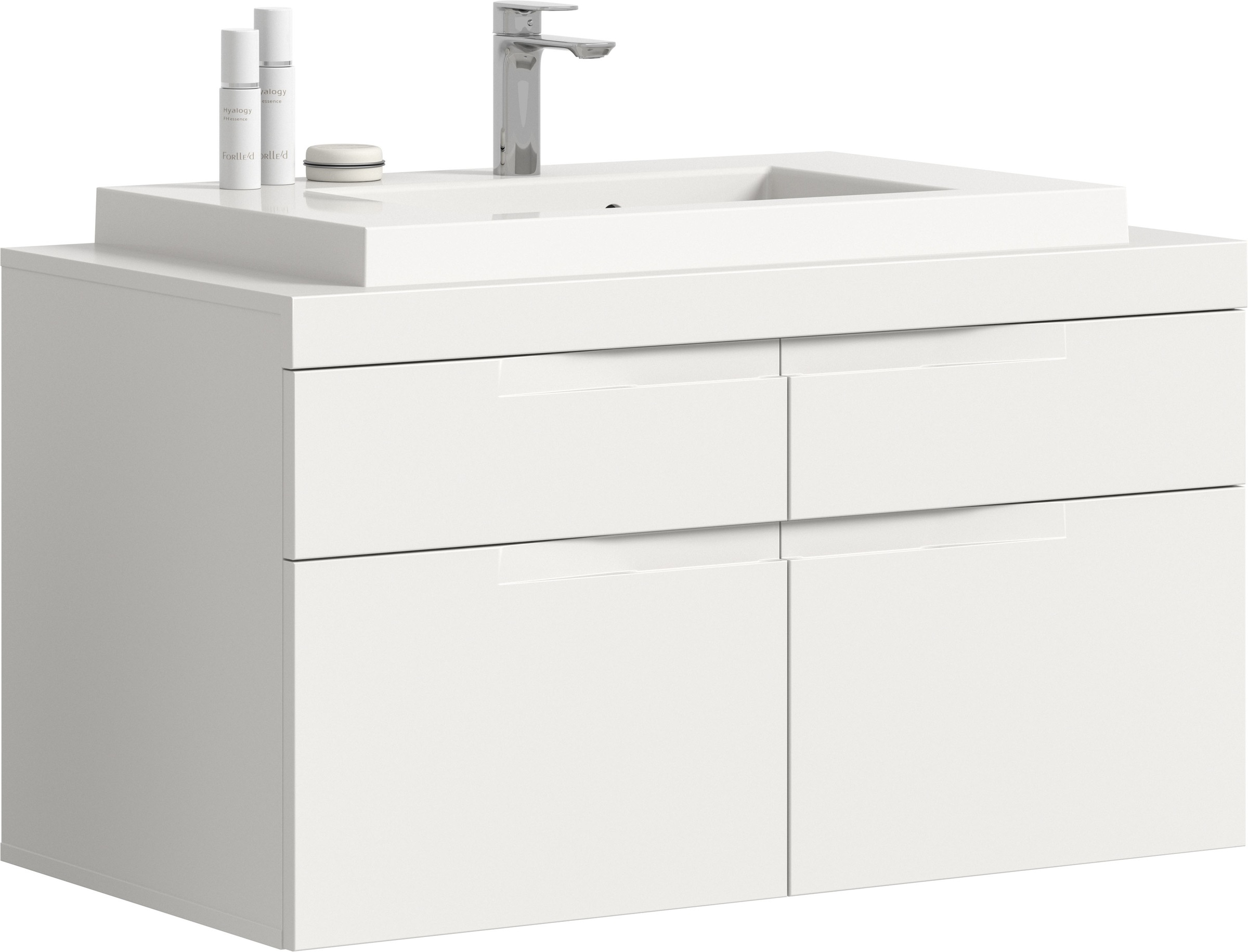 OTTO home Waschtisch "MAOI, inklusive Mineralguss-Aufsatzwaschbecken, Breite 100cm" Waschbecken, Waschbeckenschrank, Kommode, Badunterschrank