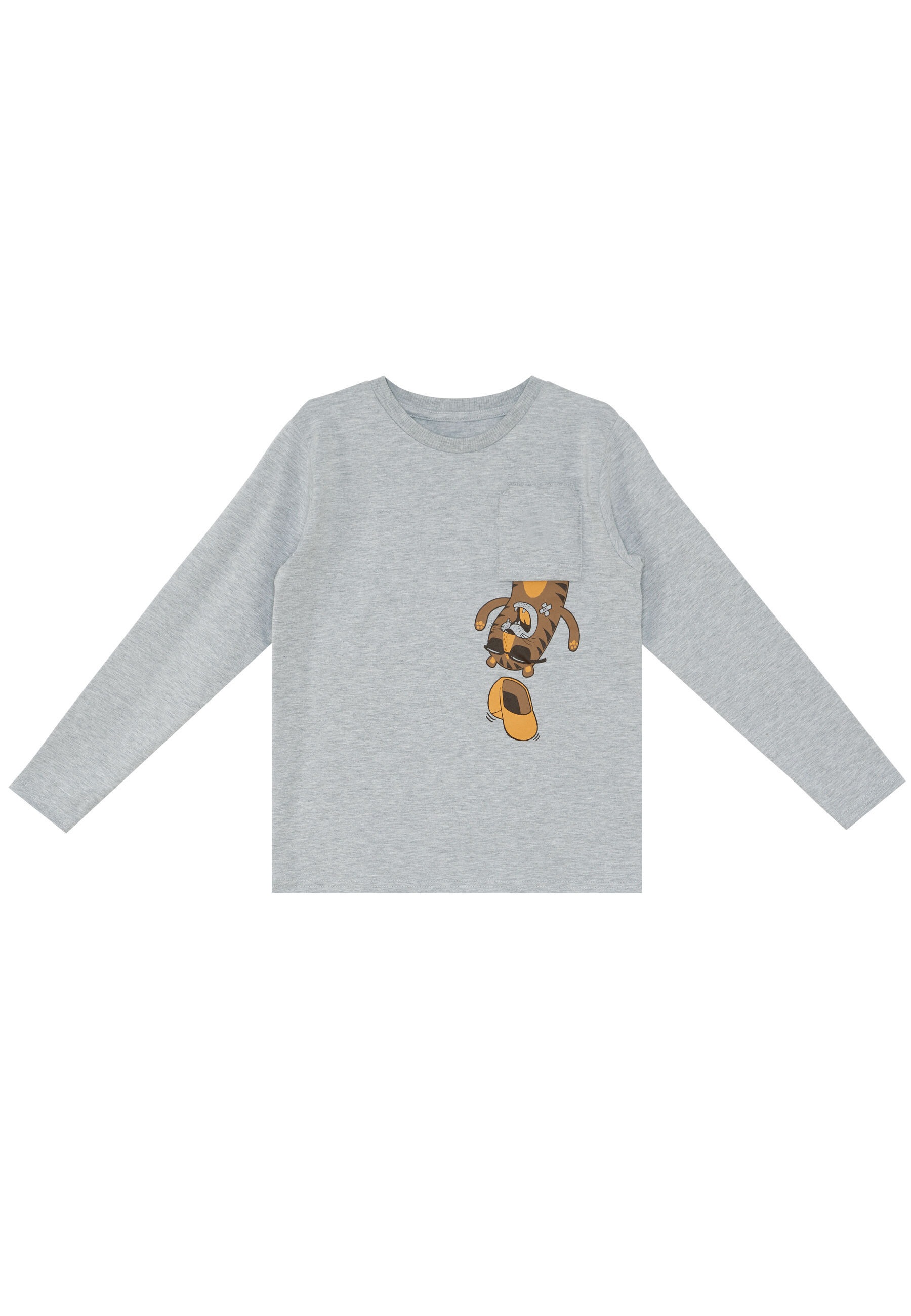 Denokids Hausanzug »Pocket Tiger«, (2 tlg.), mit Tier-Motiv