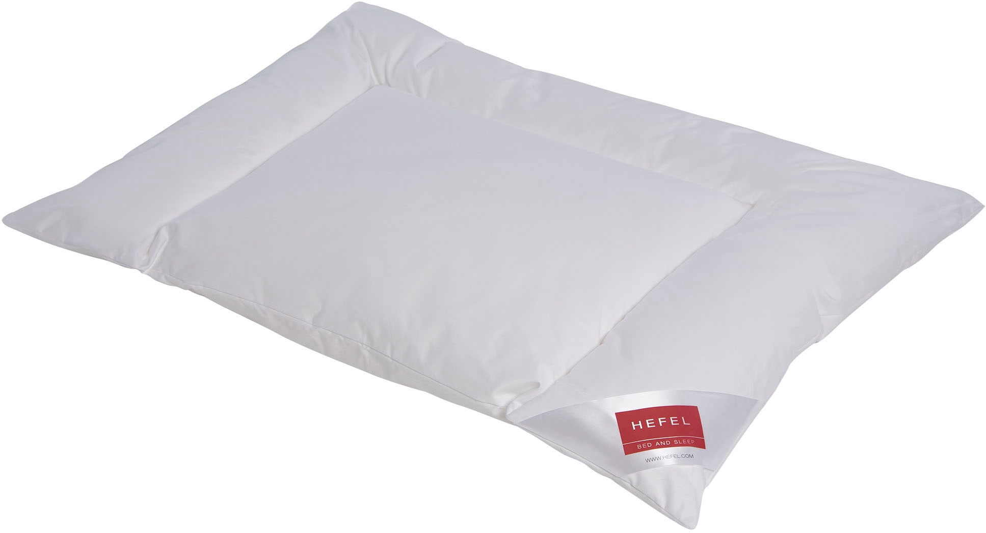 Hefel Synthetikkopfkissen "Bauchschläferkissen, Entlastet Nacken- und Rückenmuskulatur" Füllung: 100% Hefel-PES-Softbausch 1 Stk. tlg. Kopfkissen 40x80 cm, 80x80cm, flach