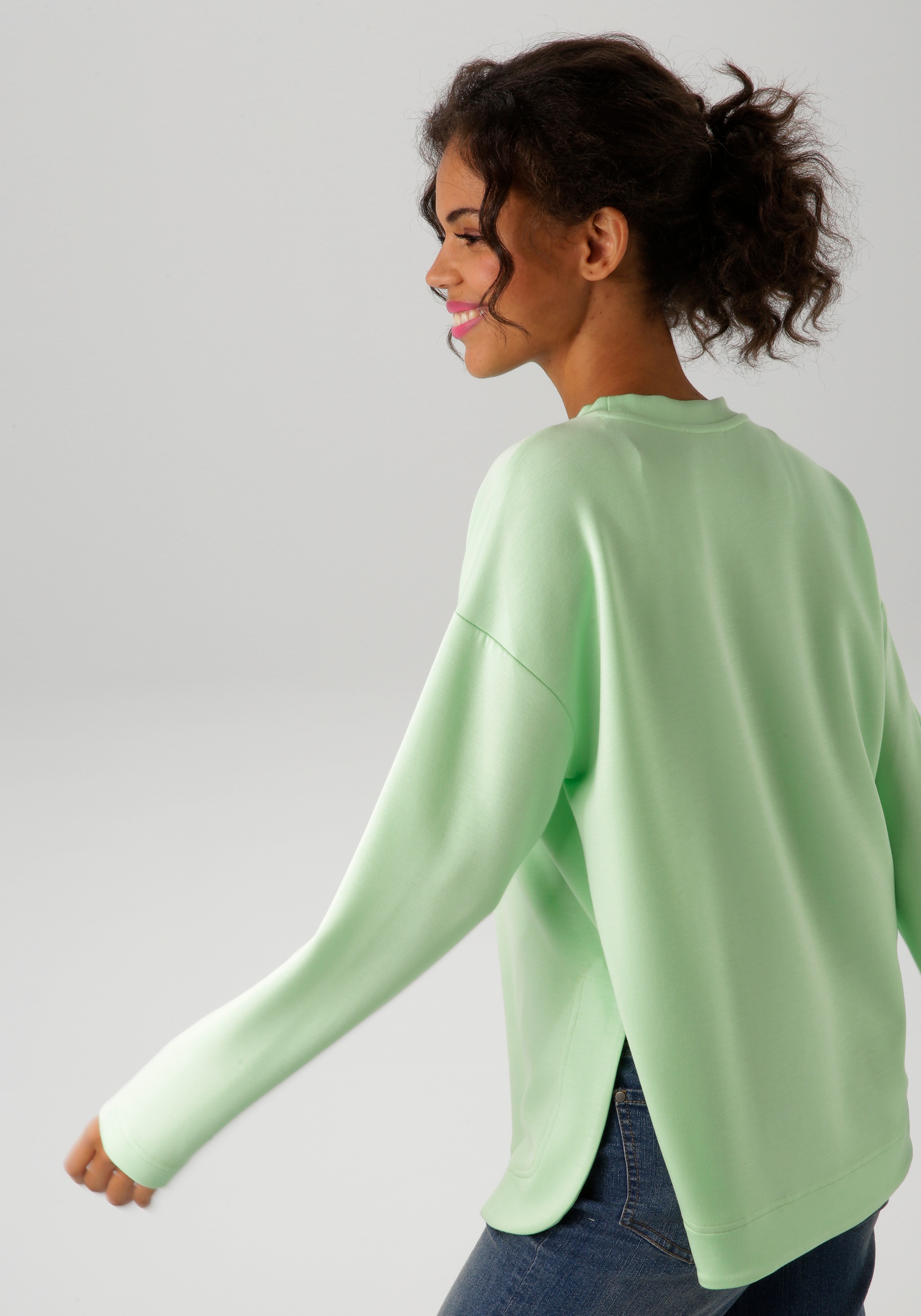 Aniston CASUAL Sweatshirt, in trendiger Farbpalette günstig online kaufen