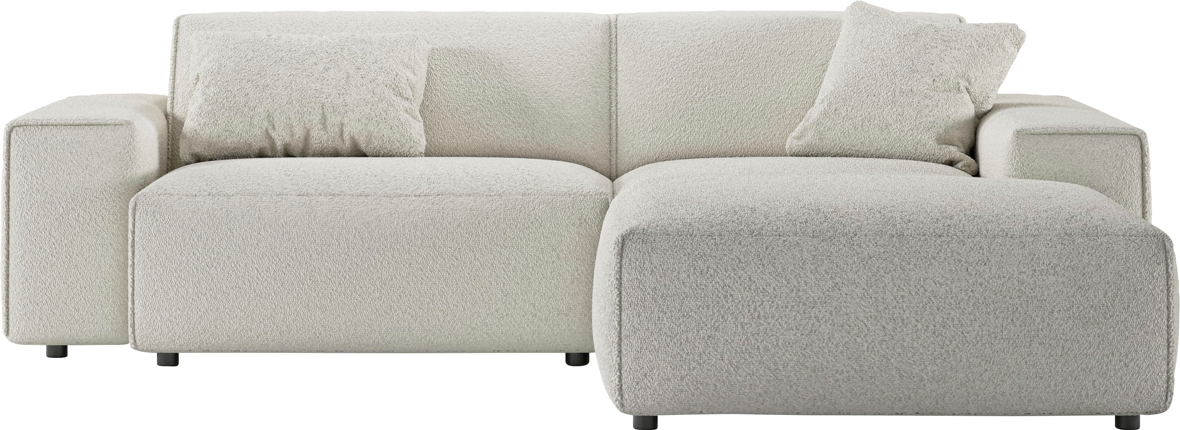 andas Ecksofa »Glimminge L-Form auch in Breitcord, Feincord + Easy care-Bezug,«, Breite 234, Zierkissen