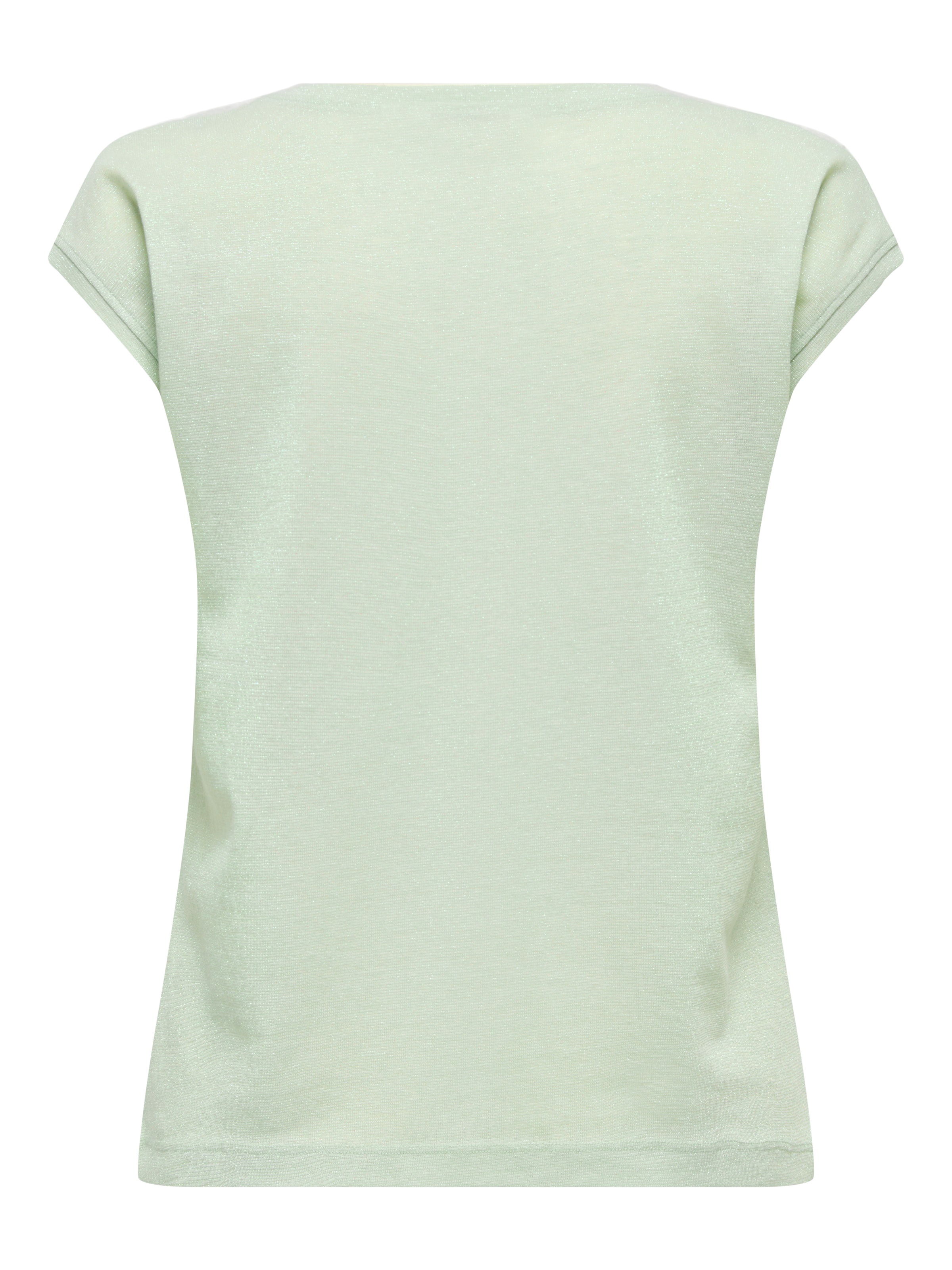 ONLY Kurzarmshirt "ONLSILVERY S/S V NECK LUREX TOP JRS NOOS" günstig online kaufen