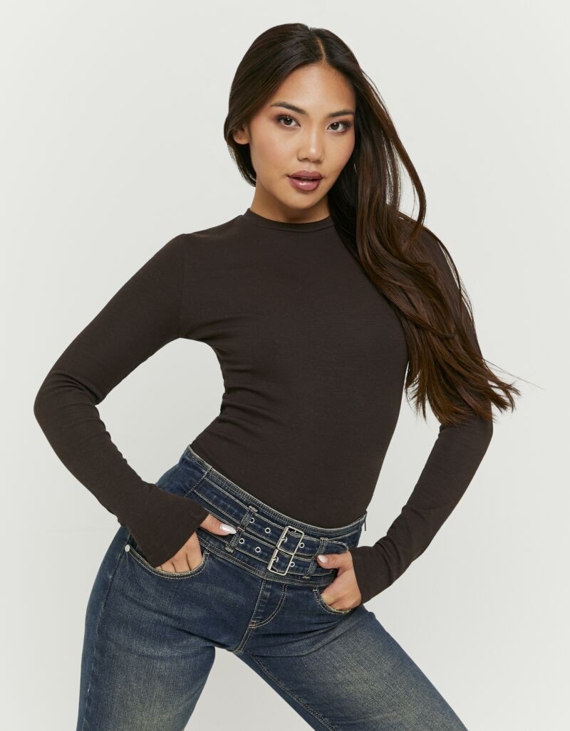 Tally Weijl Langarmbody "SBOCOCOSYM" Baumwollmischung, figurbetont günstig online kaufen