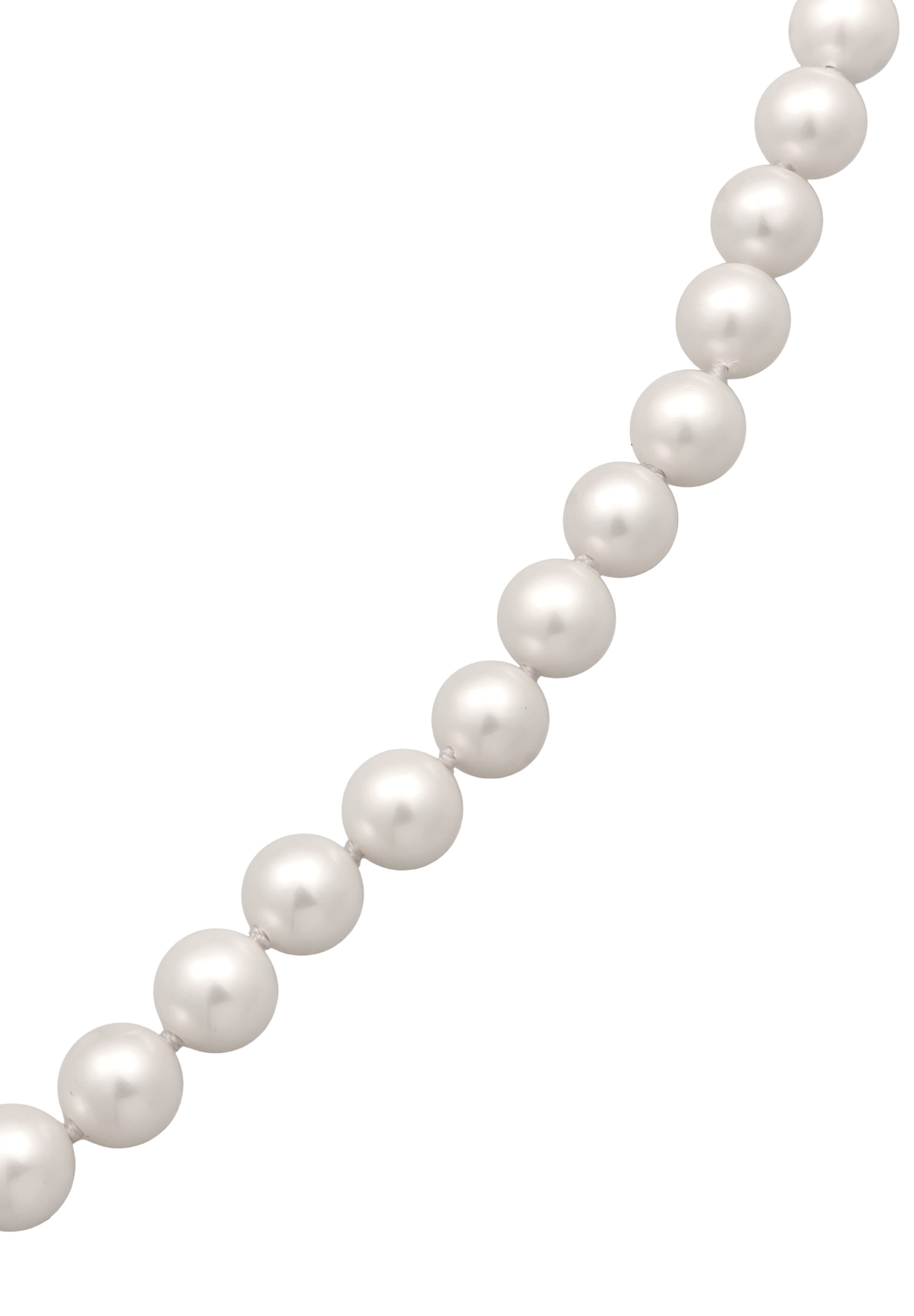 Elli Premium Lange Kette »Halskette Lang mit Muschelkernperlen Weiß Rayon«