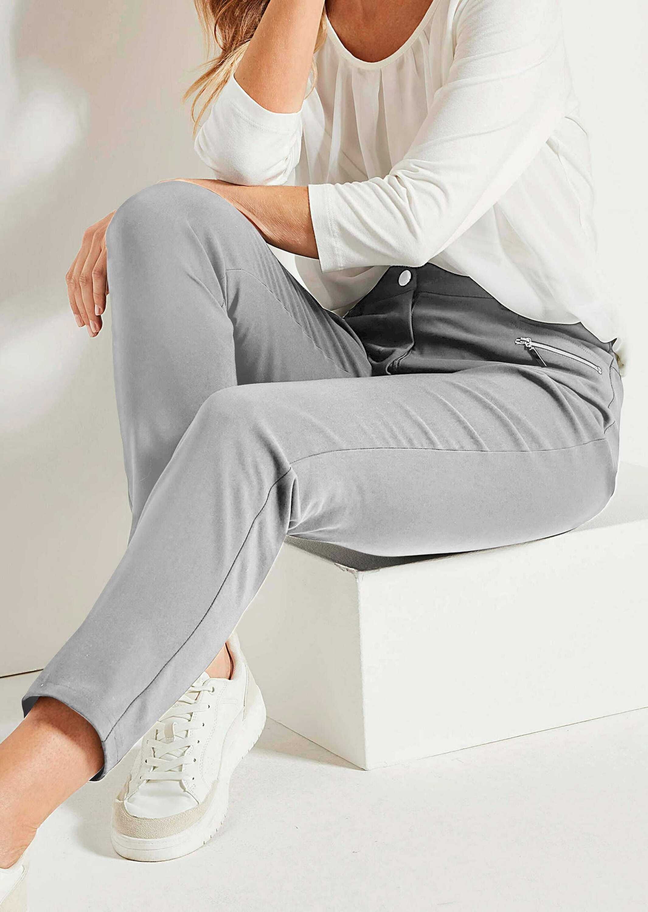 Goldner Bella Stretch Trousers Gray 42 2