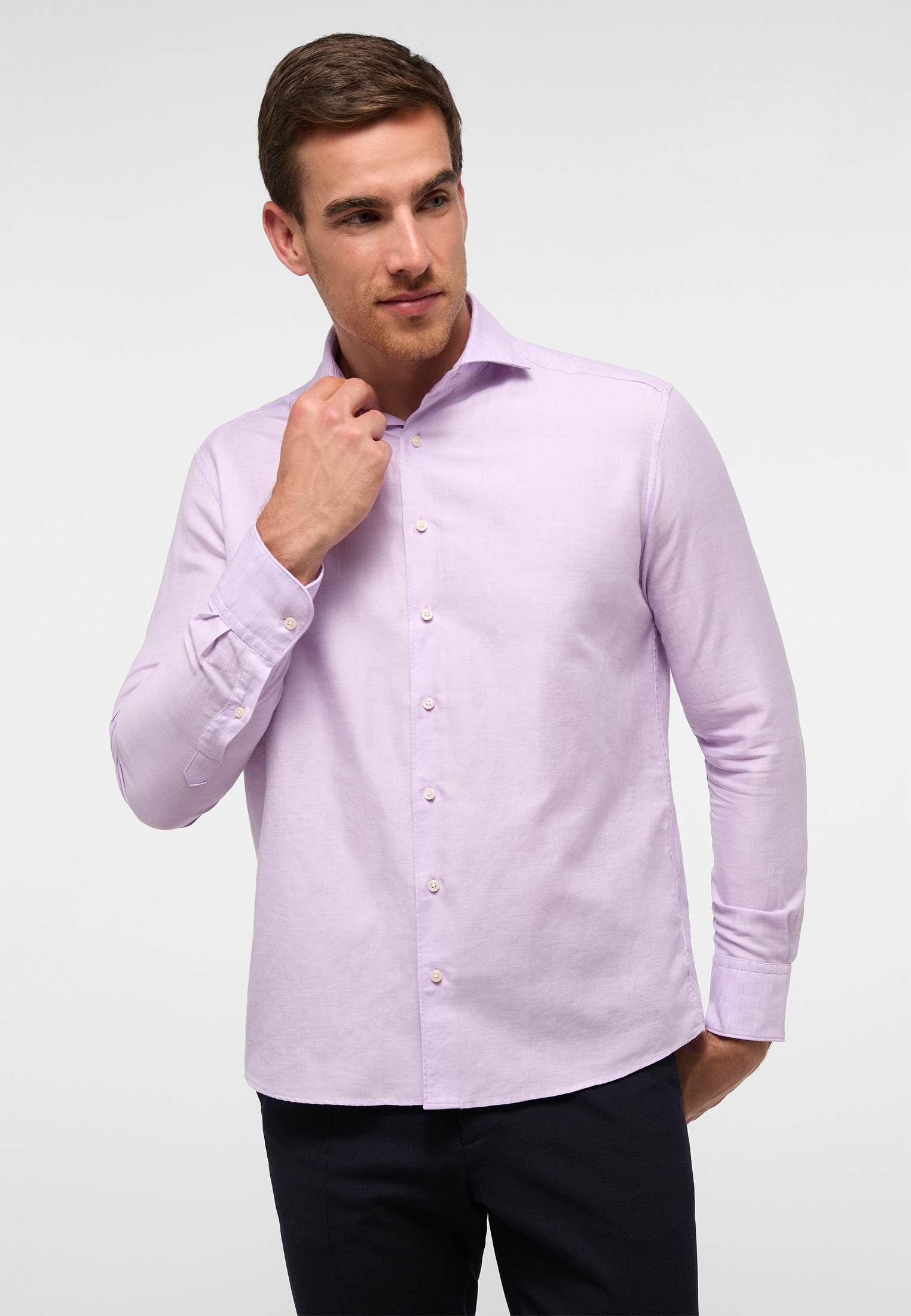 Eterna Langarmhemd "COMFORT FIT", EASY IRON (bügelleicht) günstig online kaufen