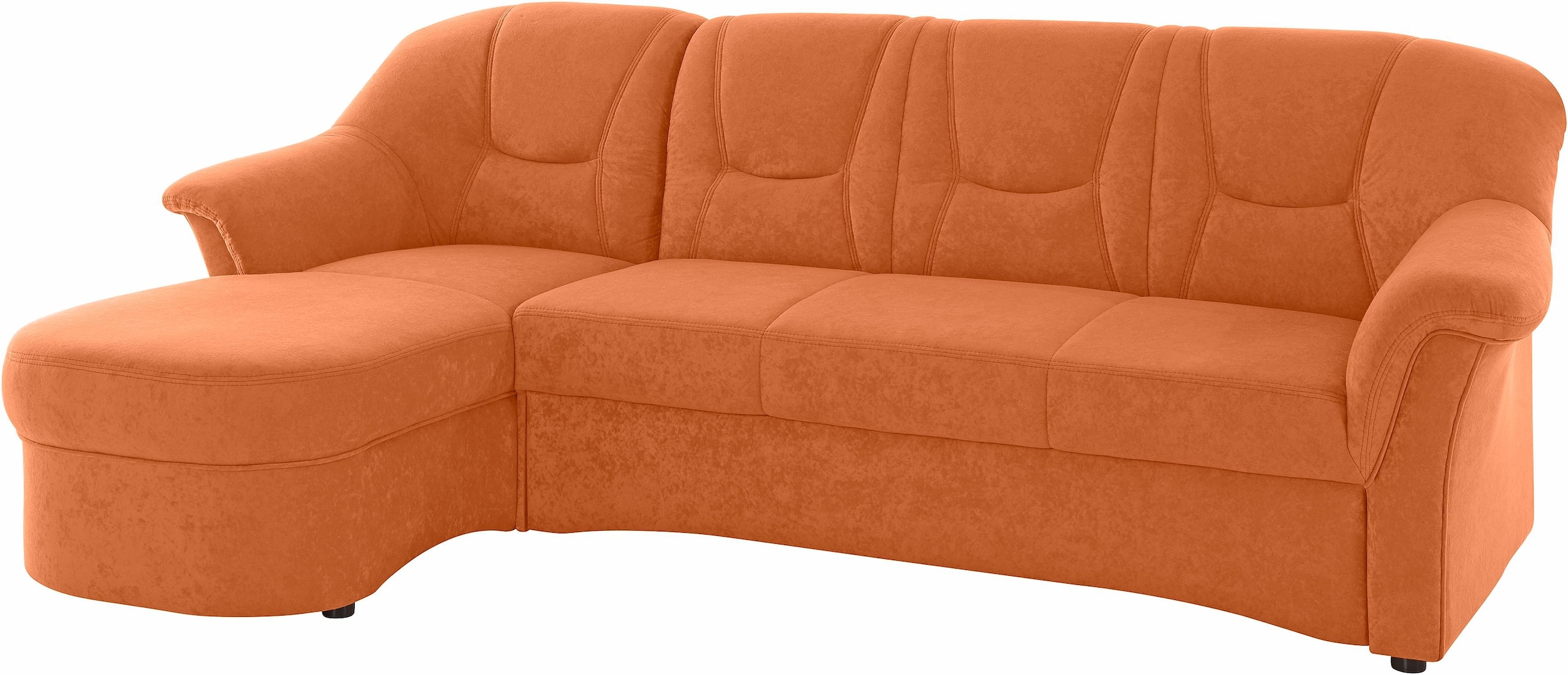 DOMO collection Ecksofa »Sarafina zeitlos und komfortabel, optional mit Federkern, L-Form«, wahlweise mit Bettfunktion