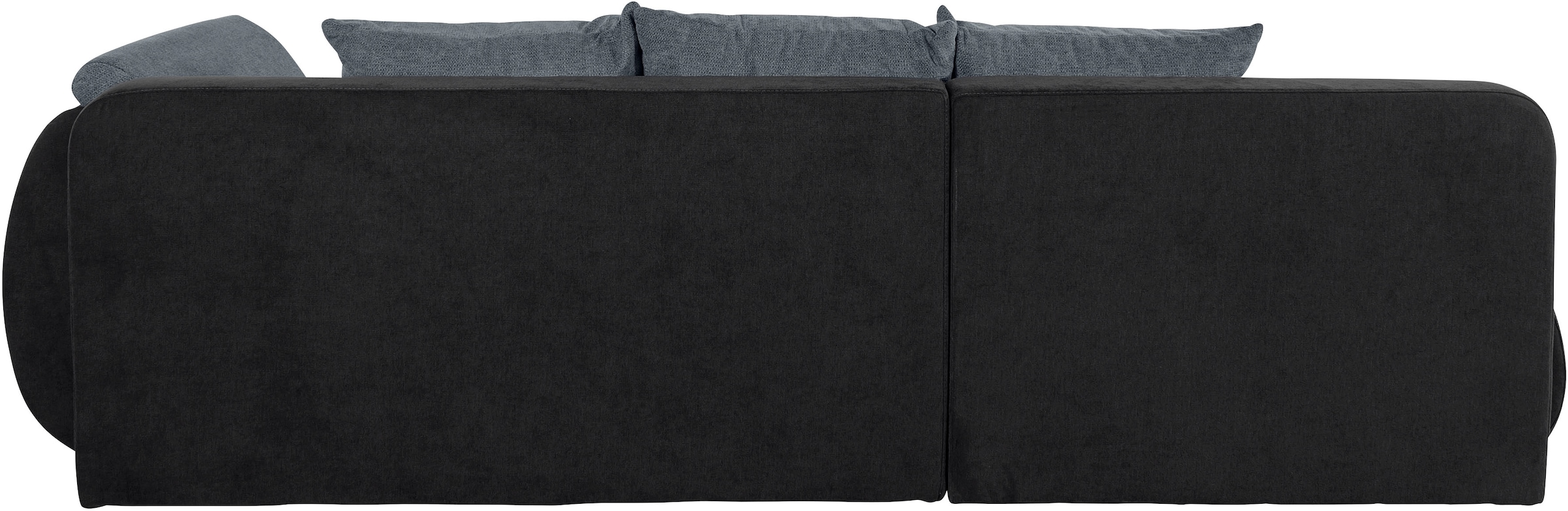 INOSIGN Ecksofa »Imola, elegant und modern, aktuelle Steppung im Sitz, bequem, L-Form«, frei im Raum stellbar, wahlweise mit Bettfunktion und Bettkasten