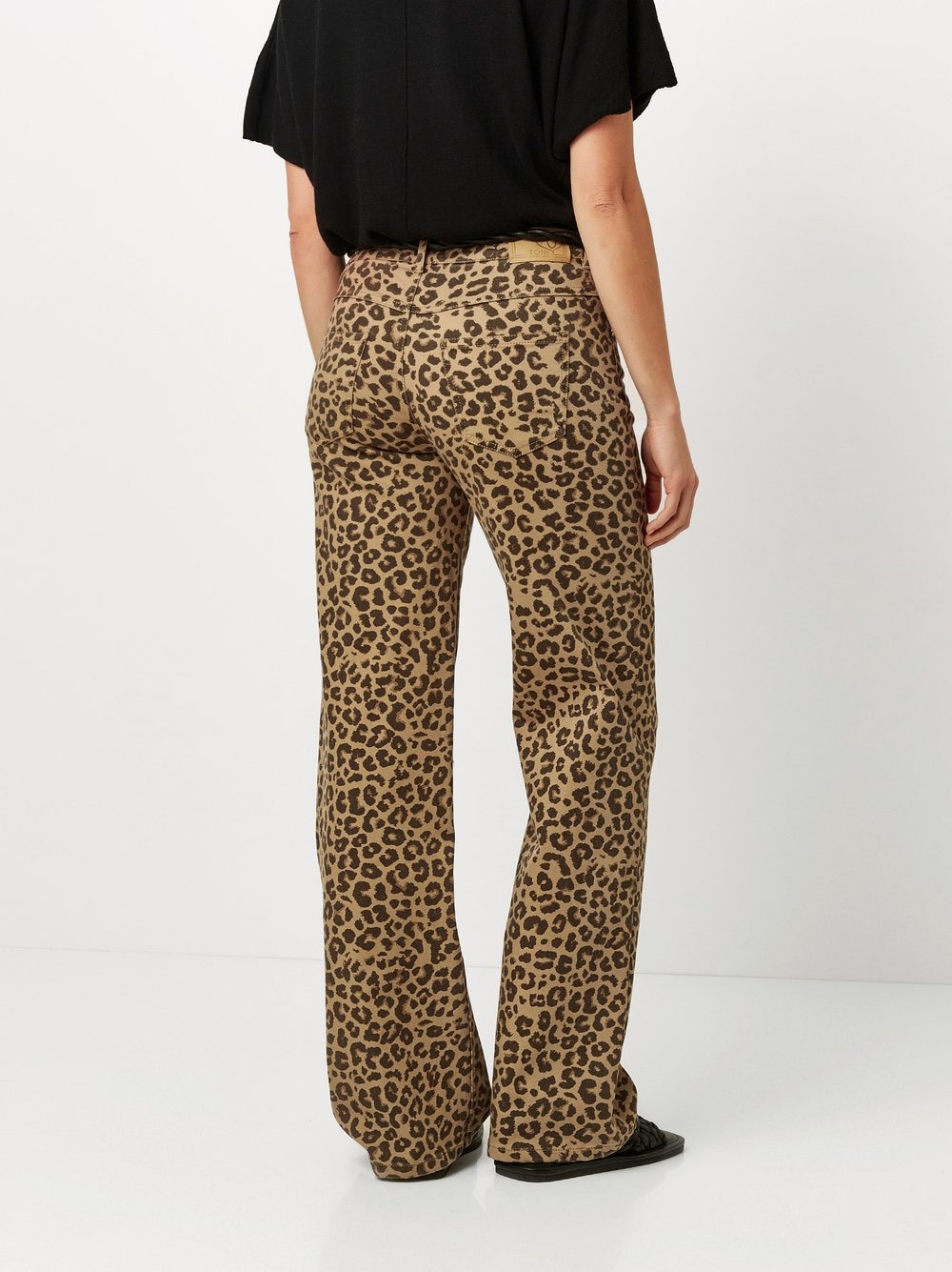 TONI Straight-Jeans »Ella«, mit Leo-Print