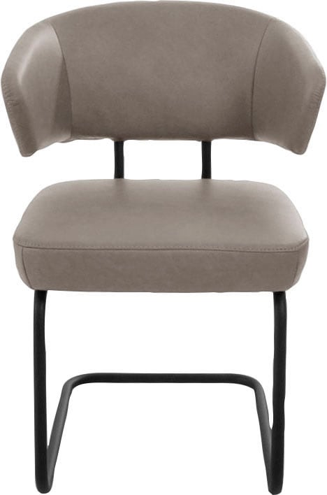 K+W Komfort & Wohnen Freischwinger "Mikkado Tube" () 1 Stk.abgerundeter Rüc günstig online kaufen