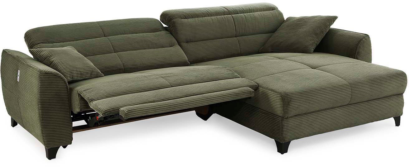 Jockenhöfer Gruppe Ecksofa »Double One L-Form«, mit 2x 120cm breiten, elektromotorischen Relaxfunktionen