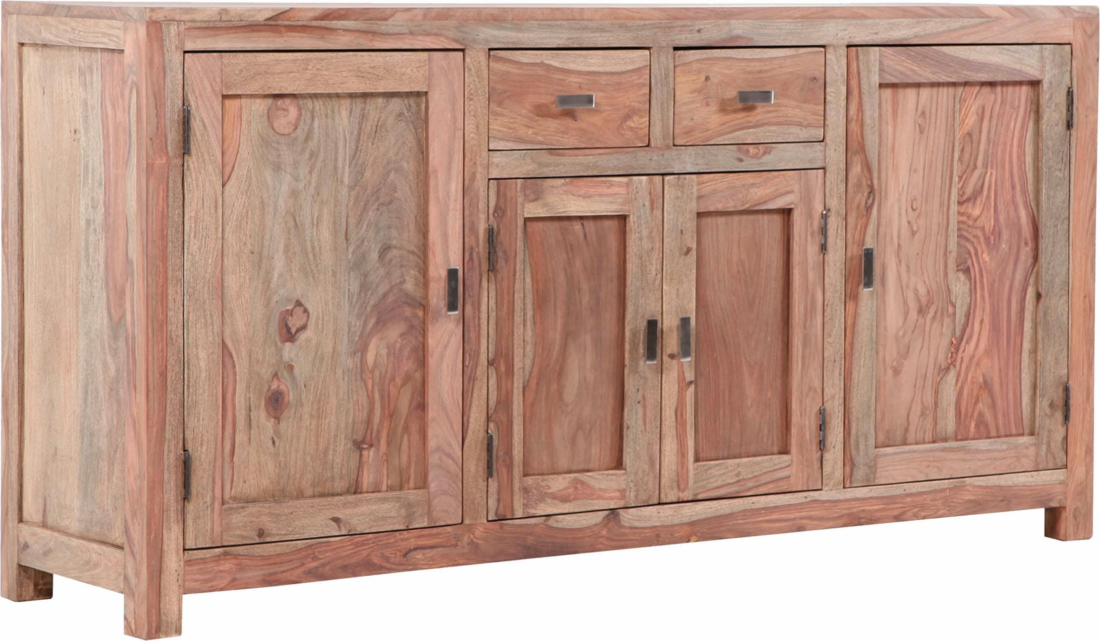 Sideboard »Inka«, aus massivem Sheesham Holz, Breite 181 cm