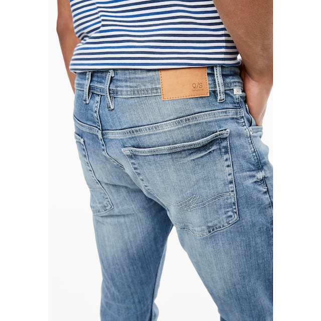 | mit Q/S authentischer s.Oliver by »RICK«, BAUR kaufen ▷ Waschung Slim-fit-Jeans