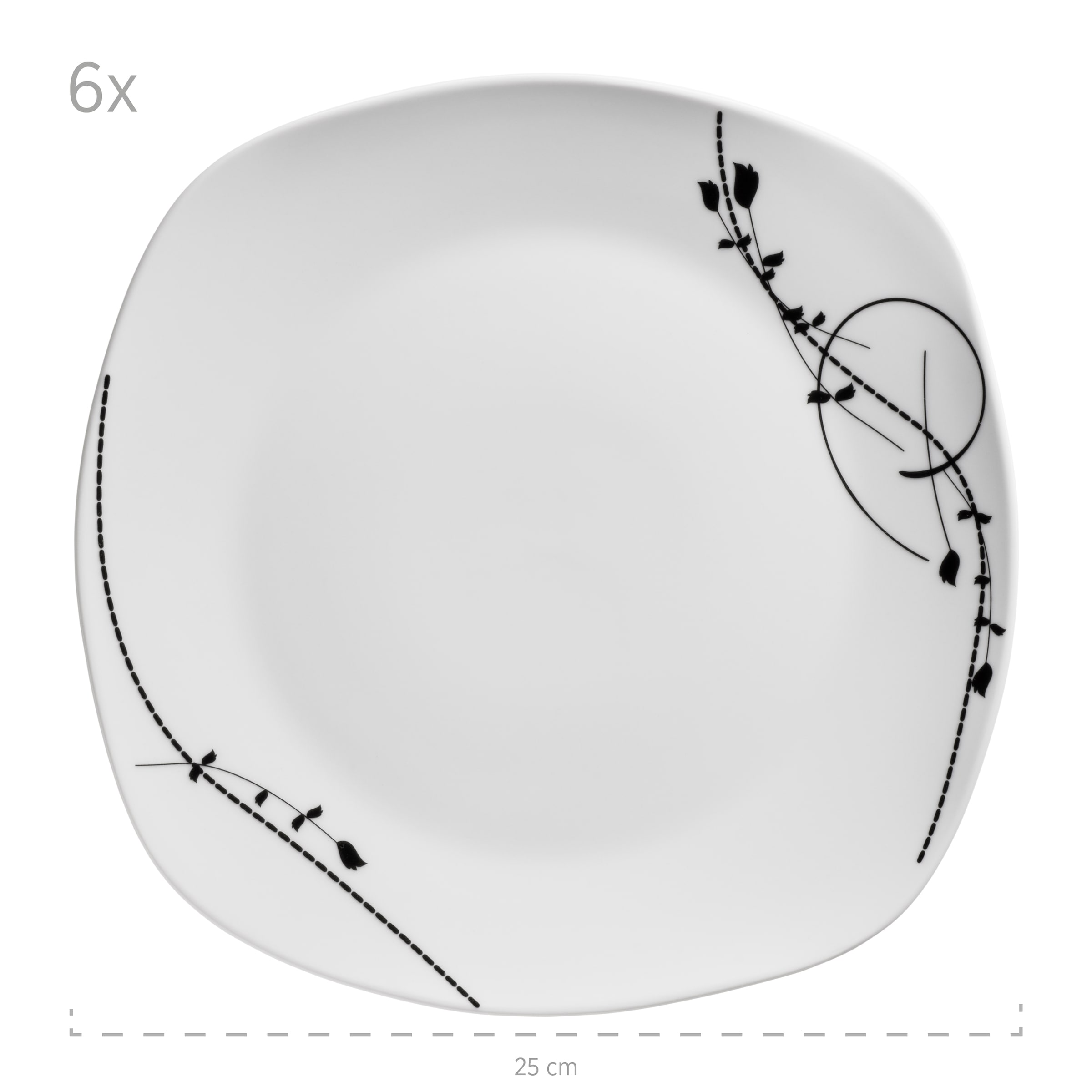 MÄSER Teller-Set »LONDRA, Geschirr-Set, Porzellan«