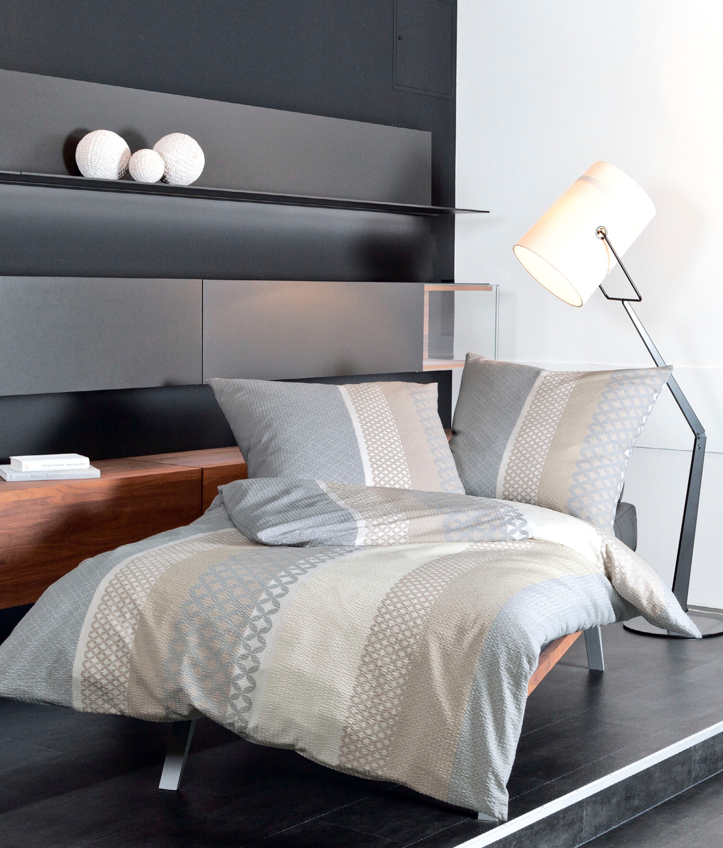 Janine Bettwäsche "TANGO20043 07 155x200,80x80" 2 Stk. mit Reißverschluss günstig online kaufen