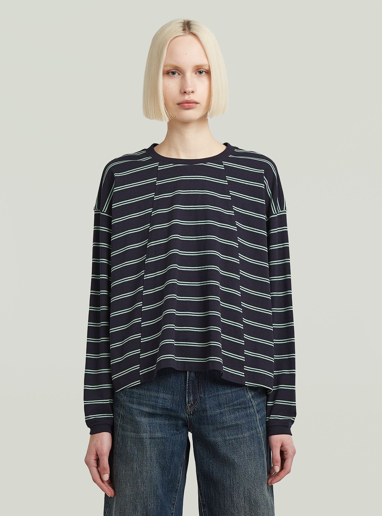 G-STAR T-Shirt »A-Line Stripe Oversized T-Shirt«
