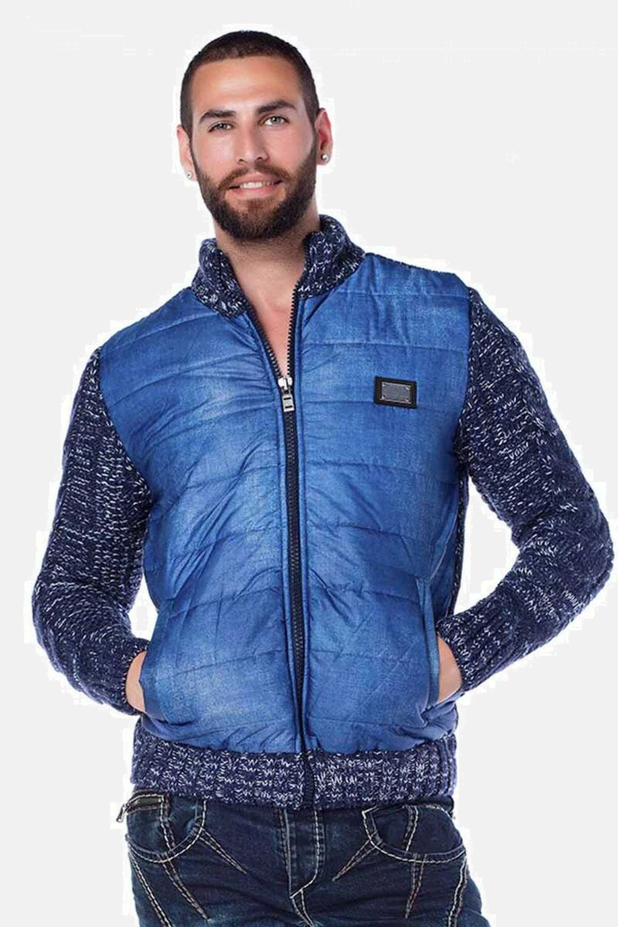 Cipo & Baxx Strickjacke "Jacke", 1 Stk. in Regular-Fit, CP127 günstig online kaufen