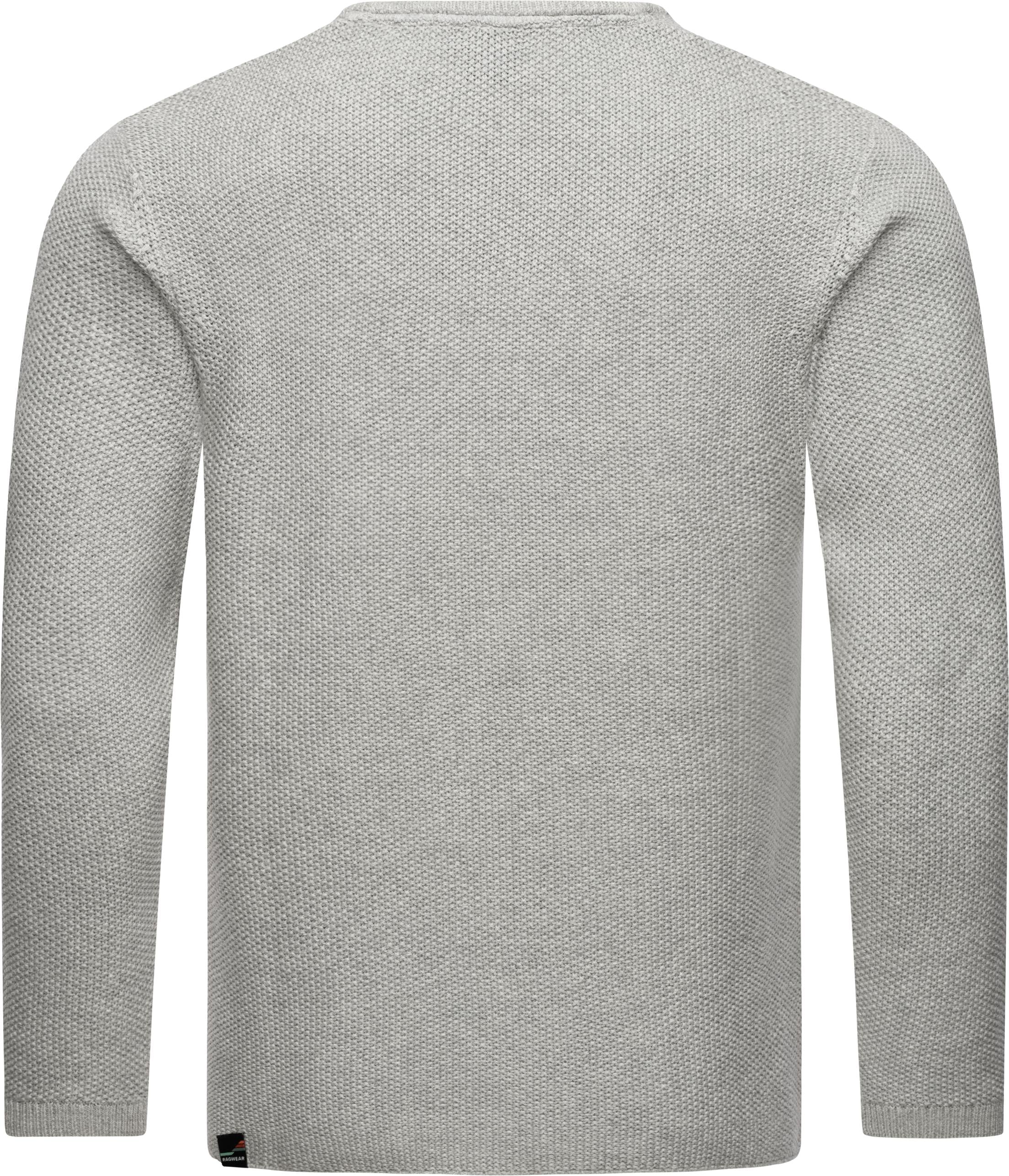 Ragwear Strickpullover »Knitson«, stylischer Herren Sweatpullover mit Rippbündchen