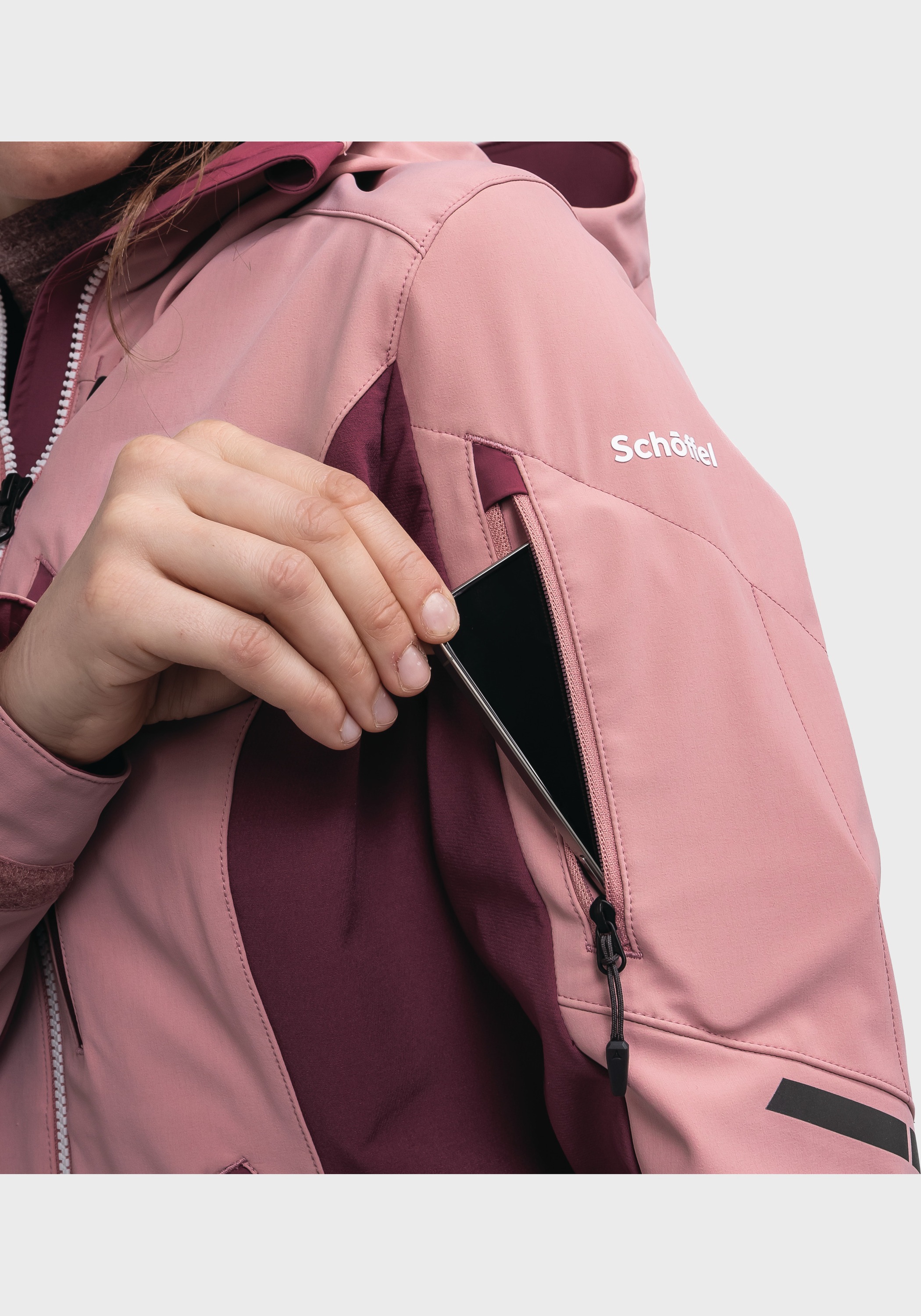 Schöffel Outdoorjacke »Softshell Jacket Matrei L«, mit Kapuze