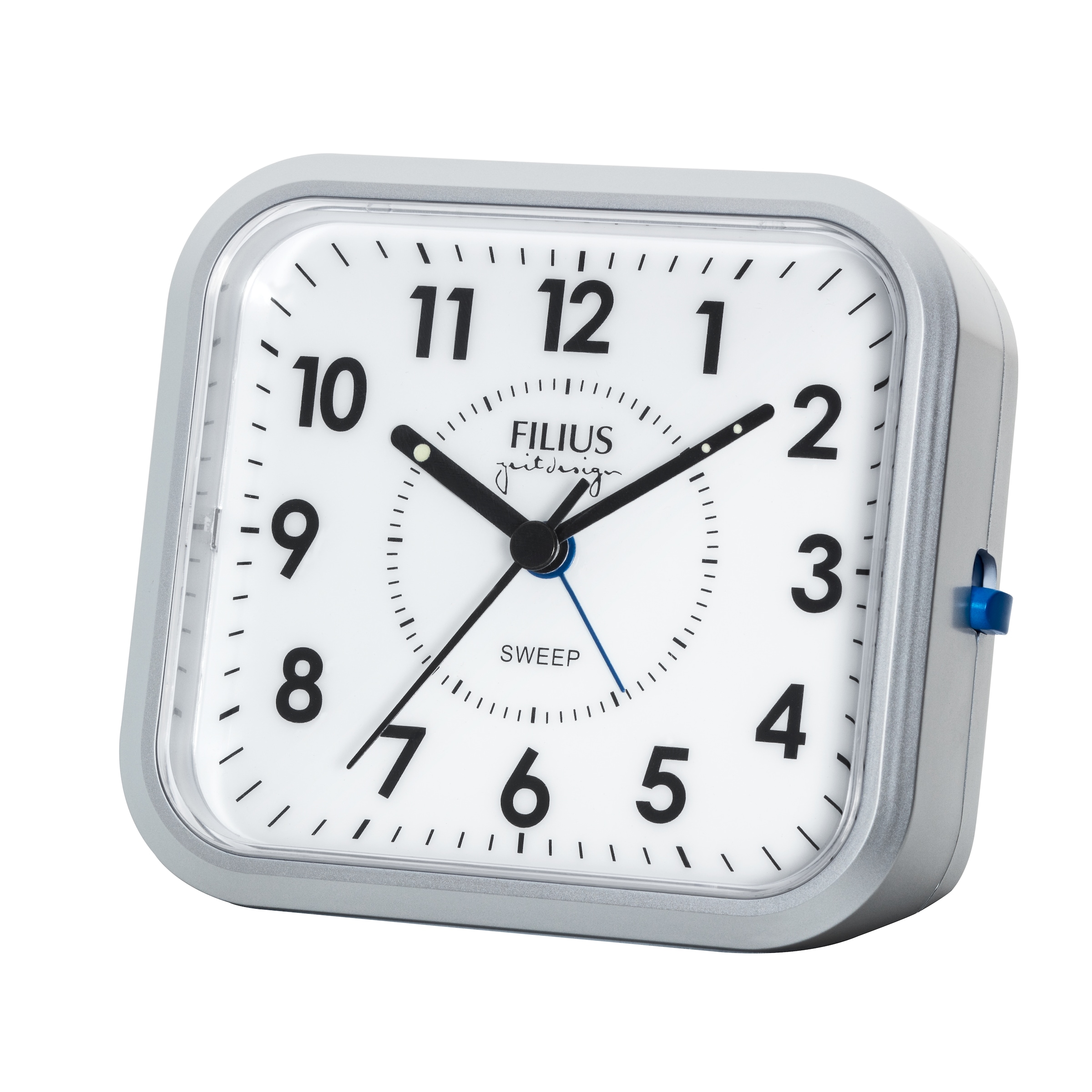 FILIUS zeitdesign Quarzwecker Wecker,Schlafzimmer,Beleuchtung,schleichende Sekunde,Weckwiederholung